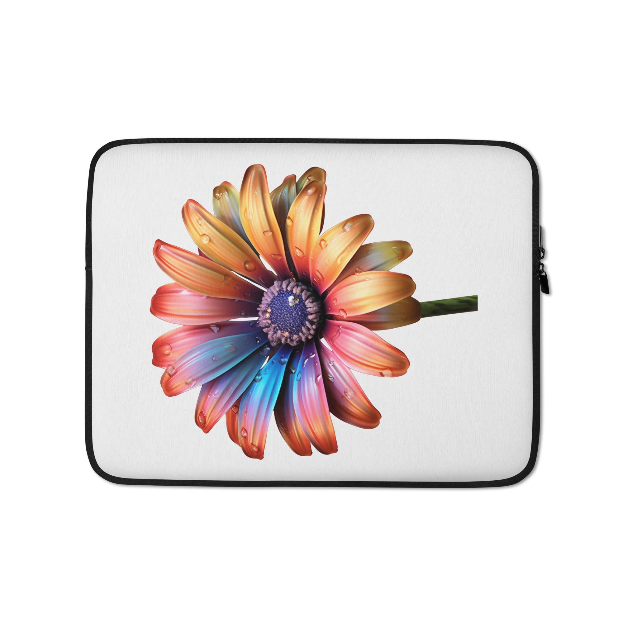 African Daisy Flower Laptop Sleeve by Visual Verse - Image 2