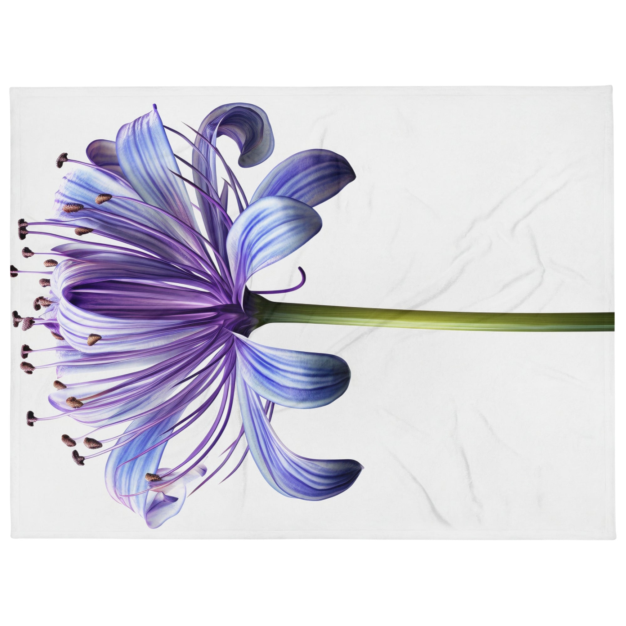 African Lily Flower Blanket by Visual Verse - Image 1