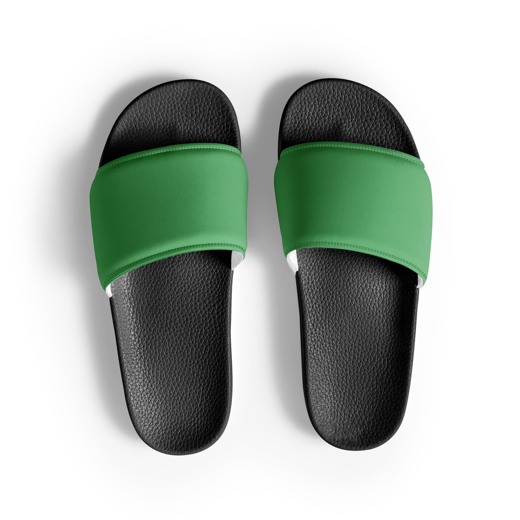 Algae Color Men's Slides by Visual Verse - Image 1