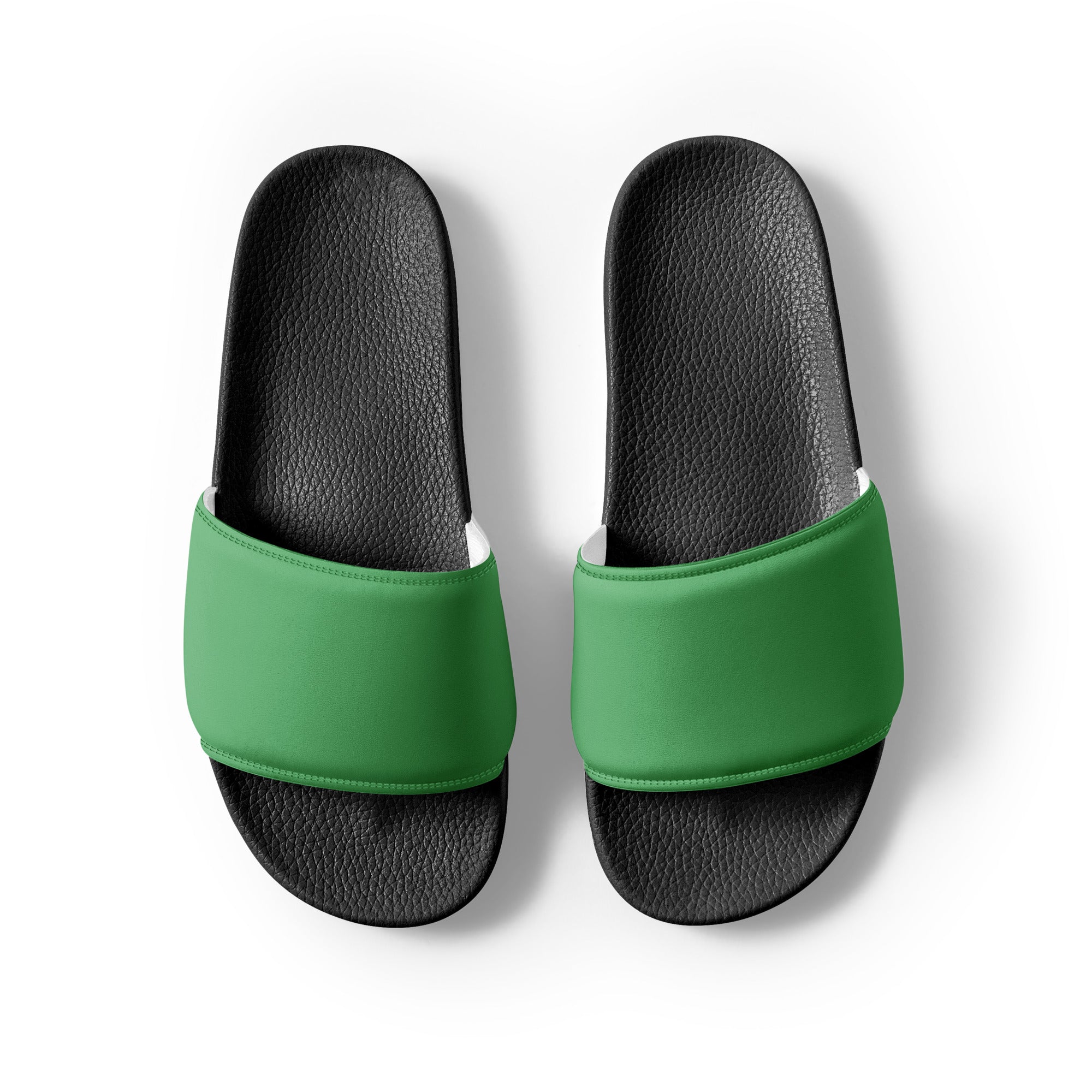 Algae Color Men's Slides by Visual Verse - Image 2