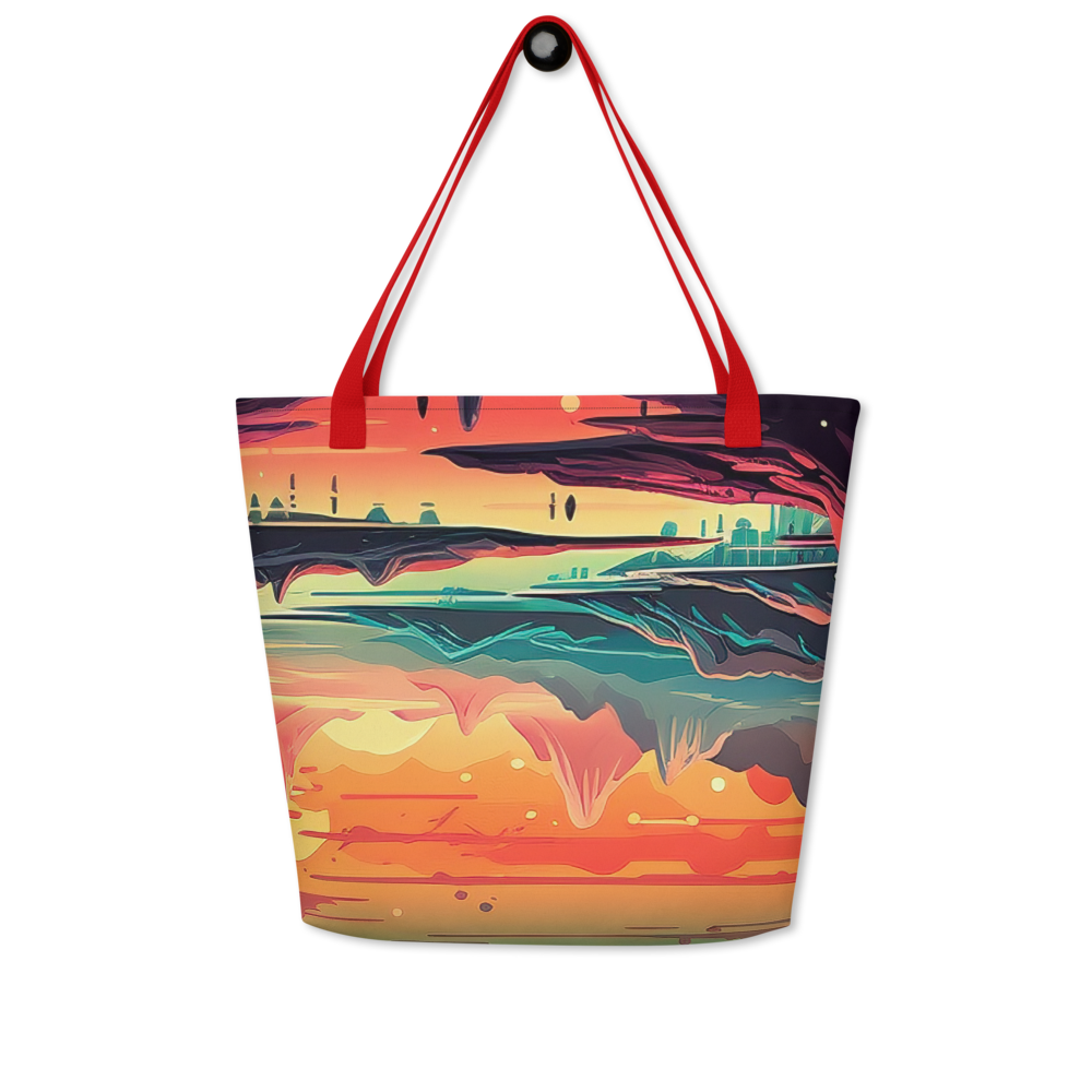 All-Over Print Large Tote Bag by Visual Verse - Image 16