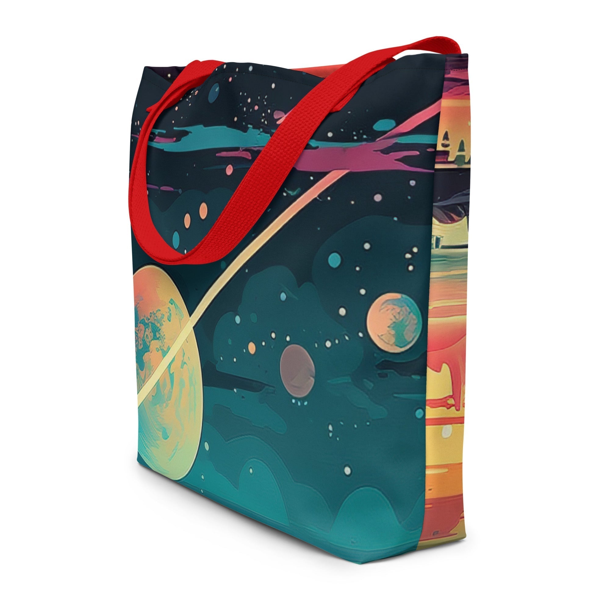 All-Over Print Large Tote Bag by Visual Verse - Image 2