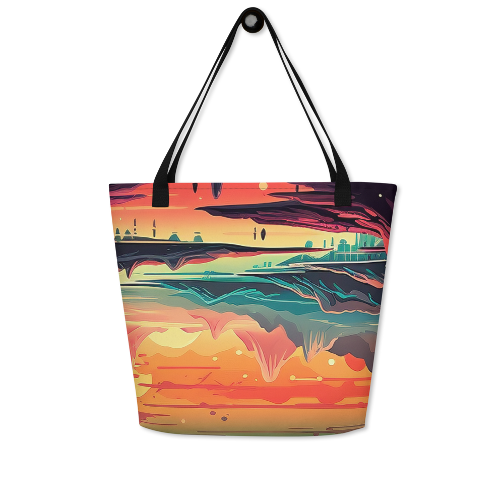 All-Over Print Large Tote Bag by Visual Verse - Image 24