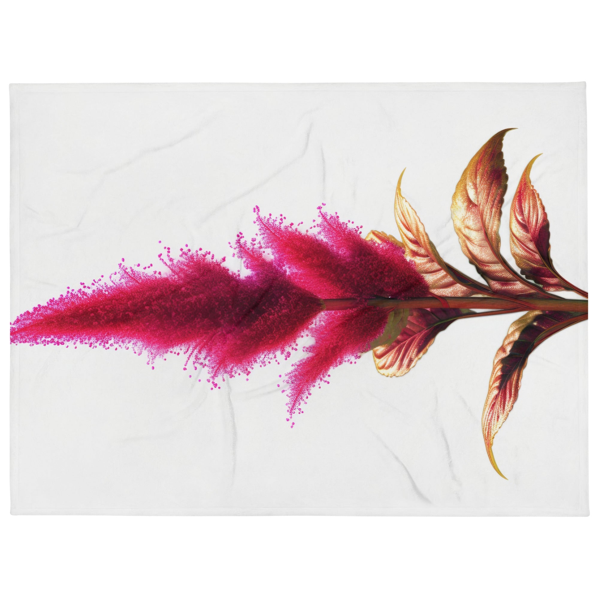 Amaranth Flower Blanket by Visual Verse - Image 1