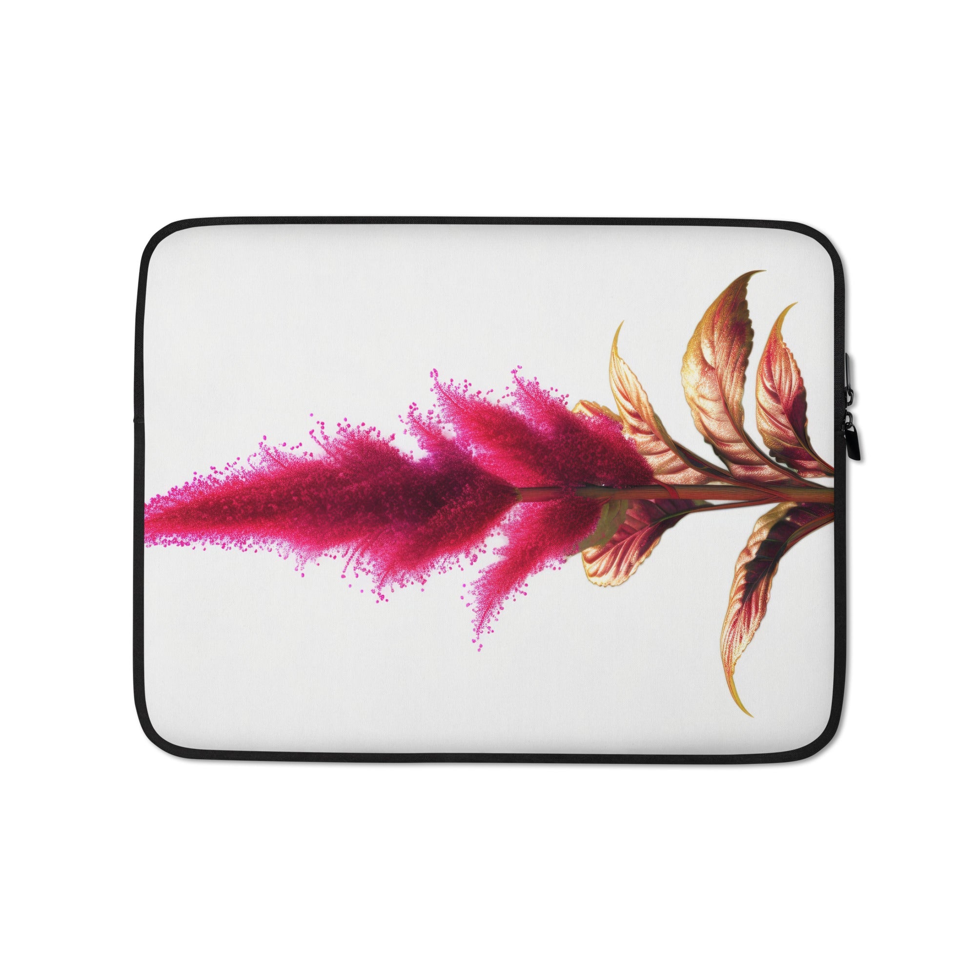 Amaranth Flower Laptop Sleeve by Visual Verse - Image 2