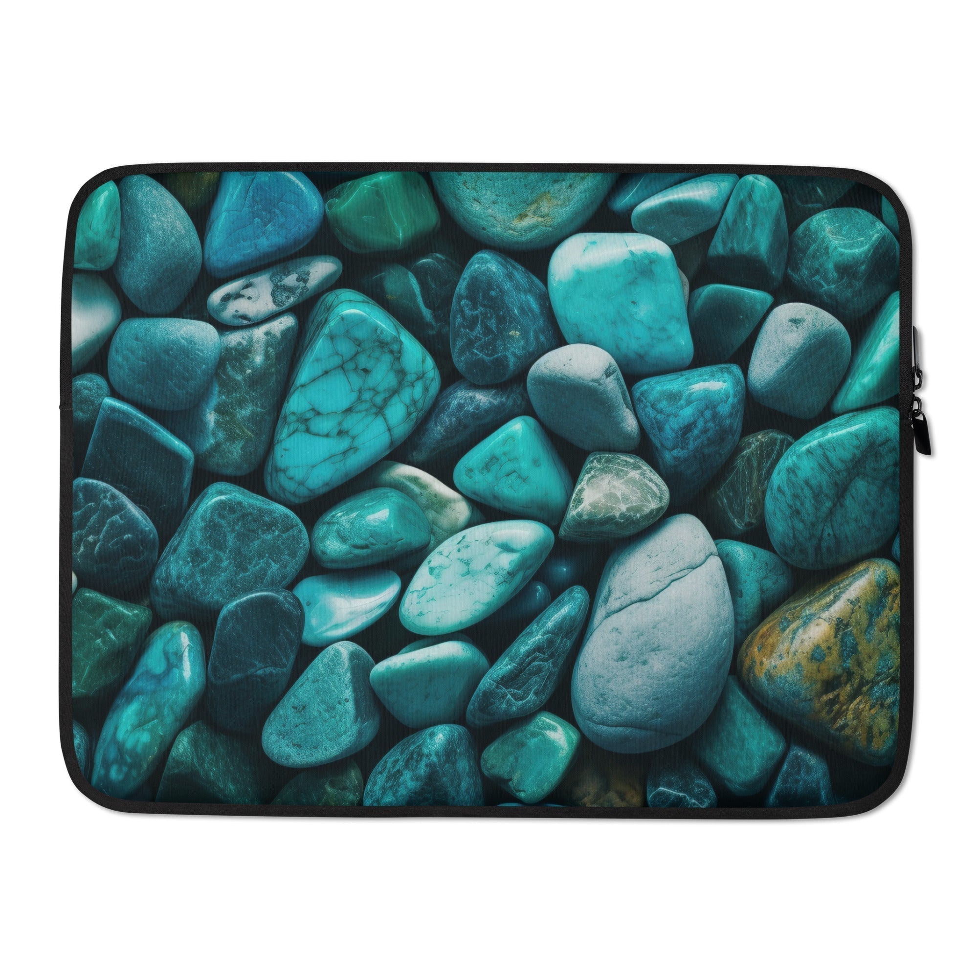 Amazonite Laptop Sleeve by Visual Verse - Image 1