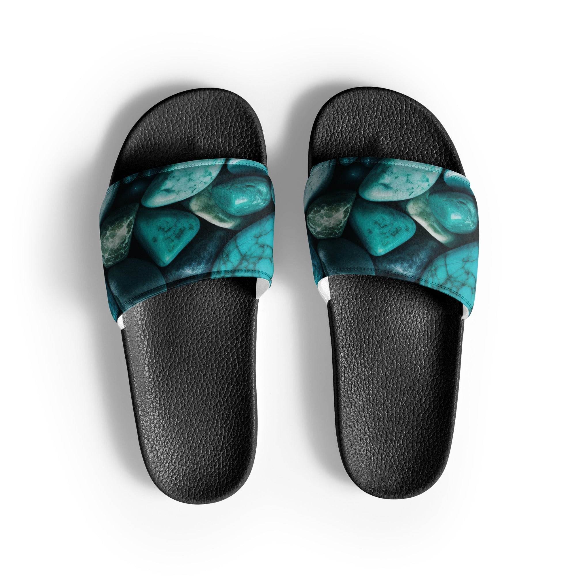 Amazonite Men's Slides by Visual Verse - Image 1