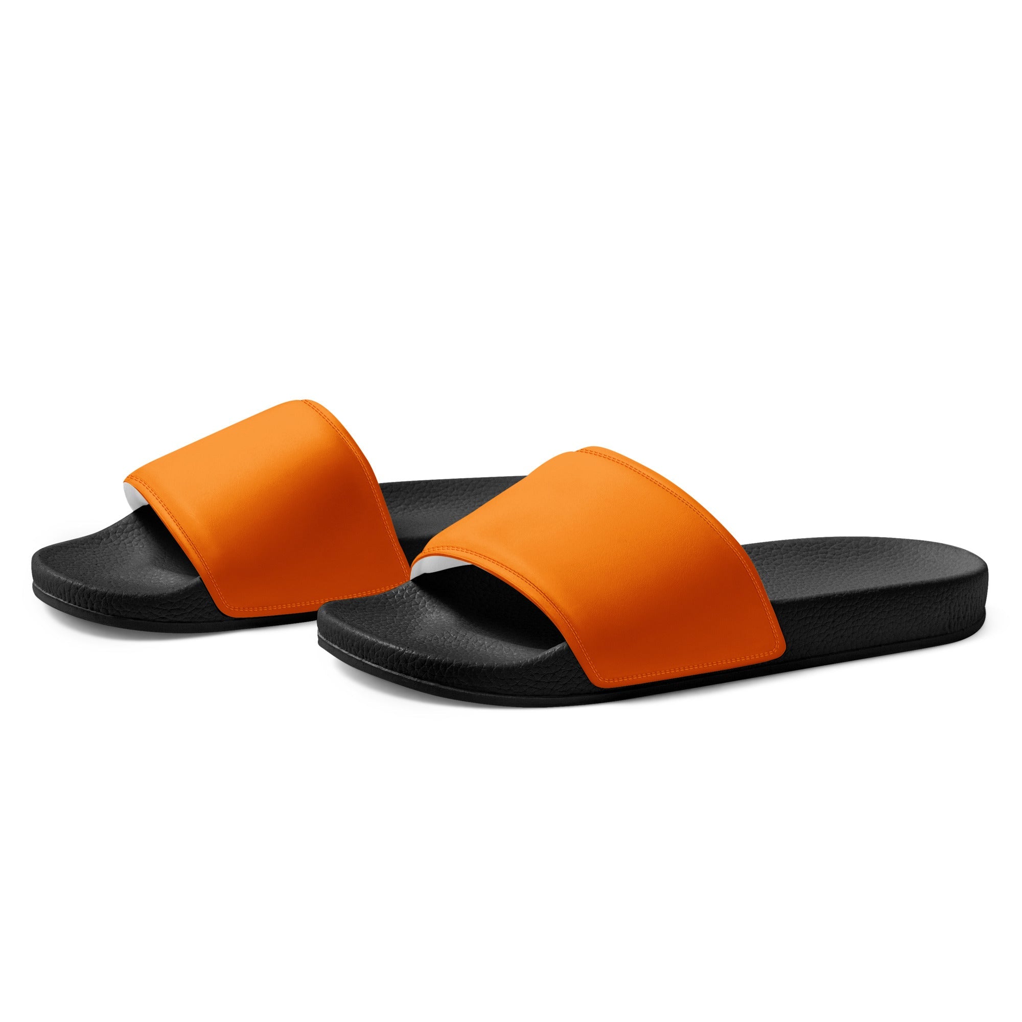 Amber Color Men's Slides by Visual Verse - Image 3