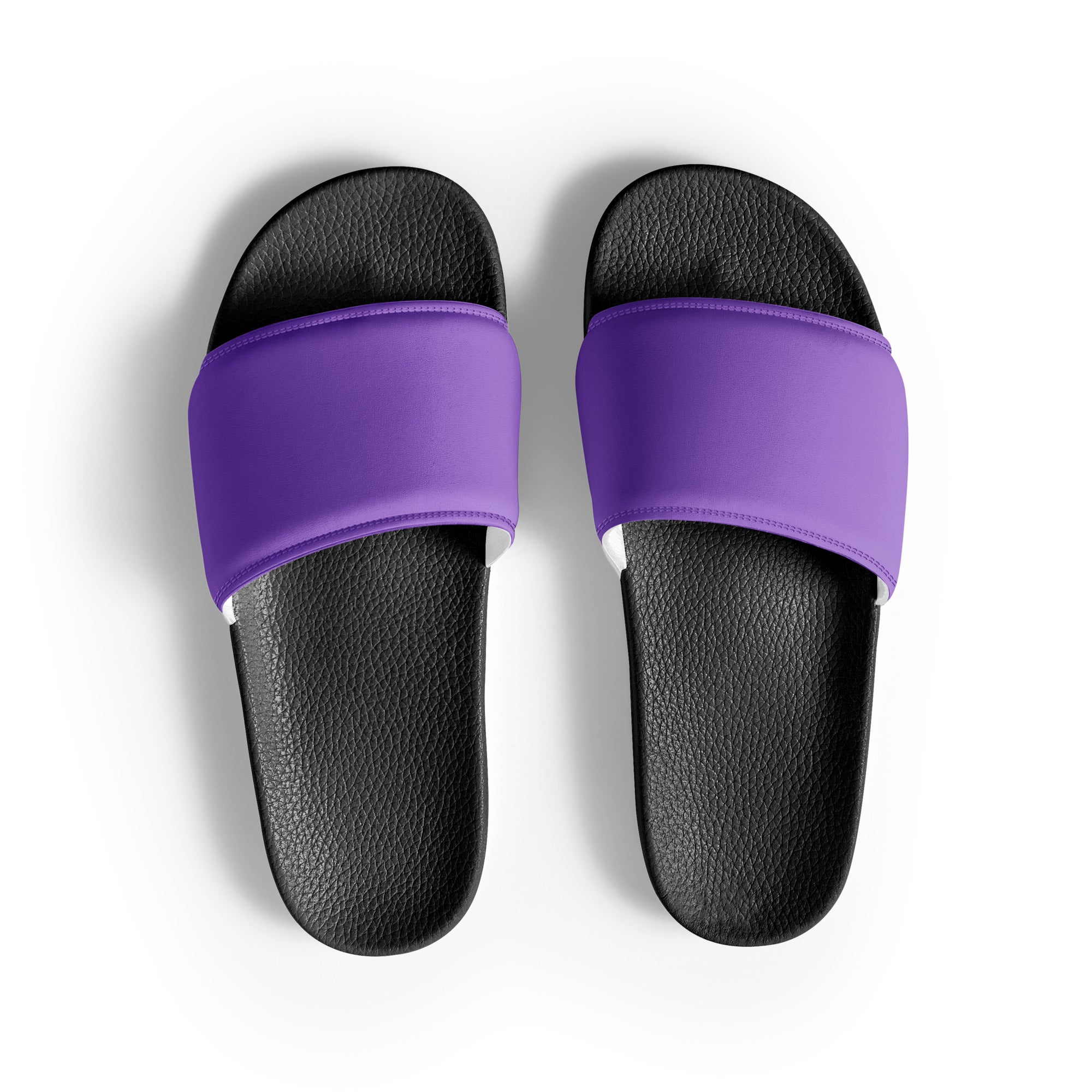 Amethyst Color Men's Slides by Visual Verse - Image 1