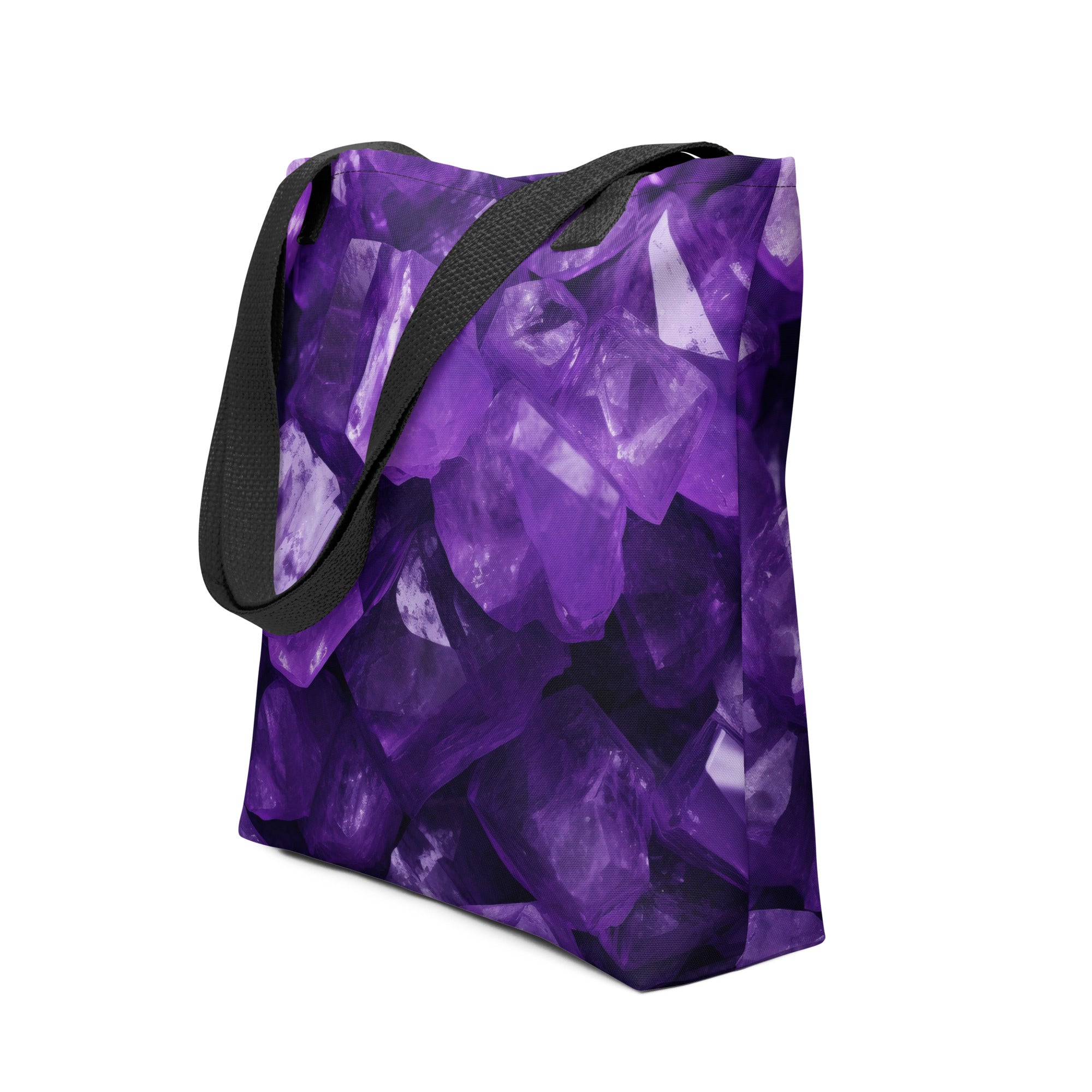 Amethyst Rock Tote Bag by Visual Verse - Image 1