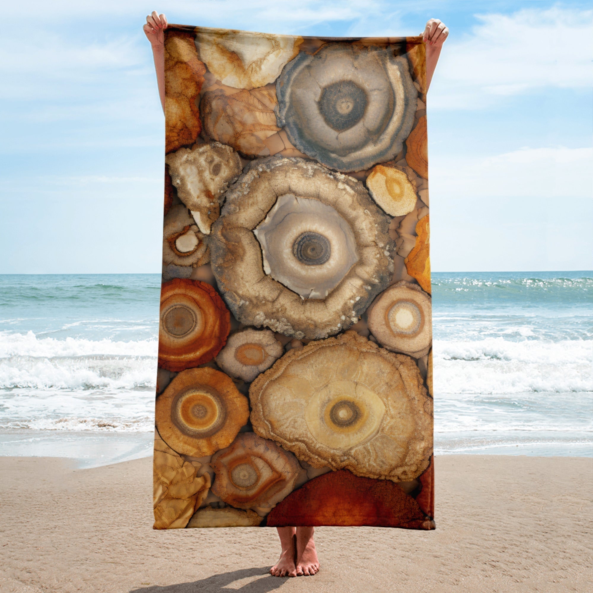 Andalusite Beach Towel by Visual Verse - Image 1