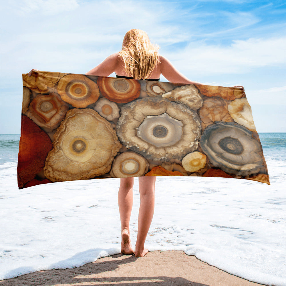 Andalusite Beach Towel by Visual Verse - Image 2