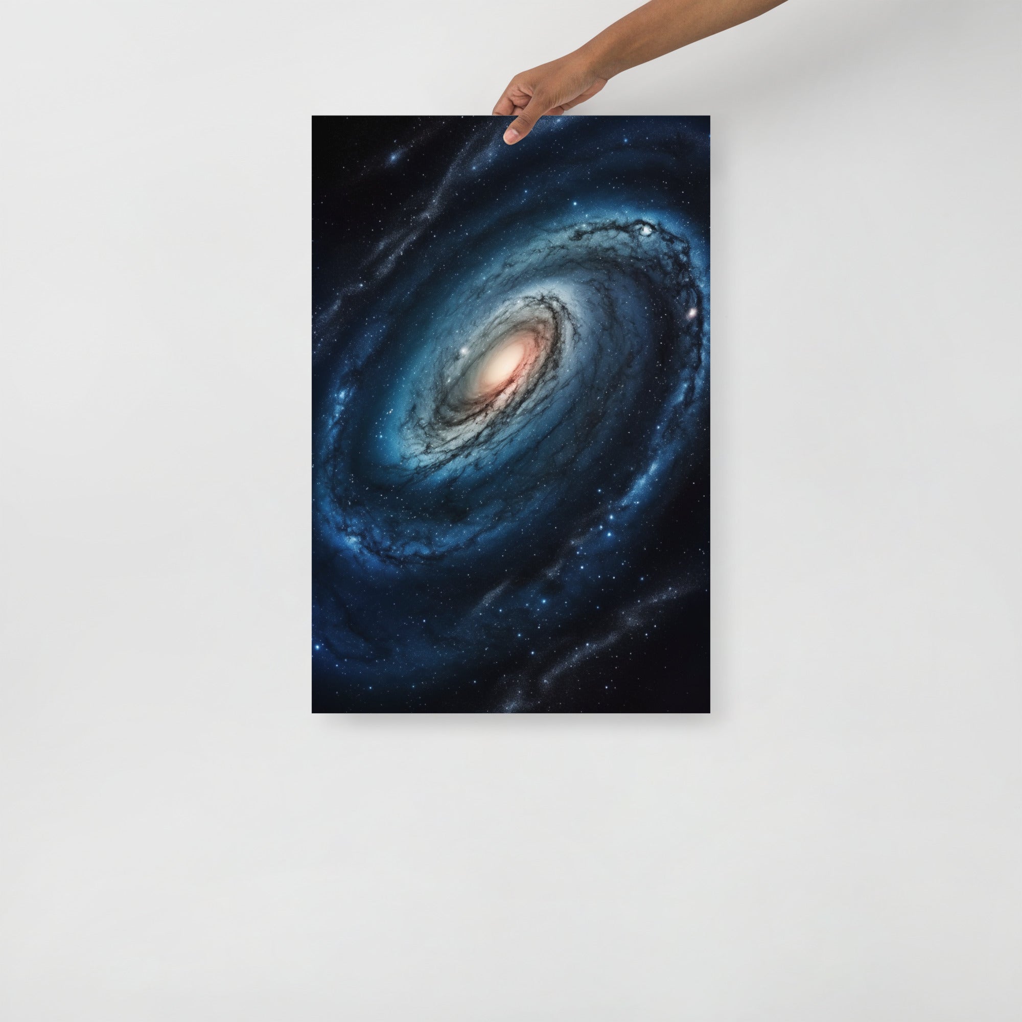 Andromeda Galaxy Celestial Ballet Spiral Art Poster by Visual Verse - Image 2