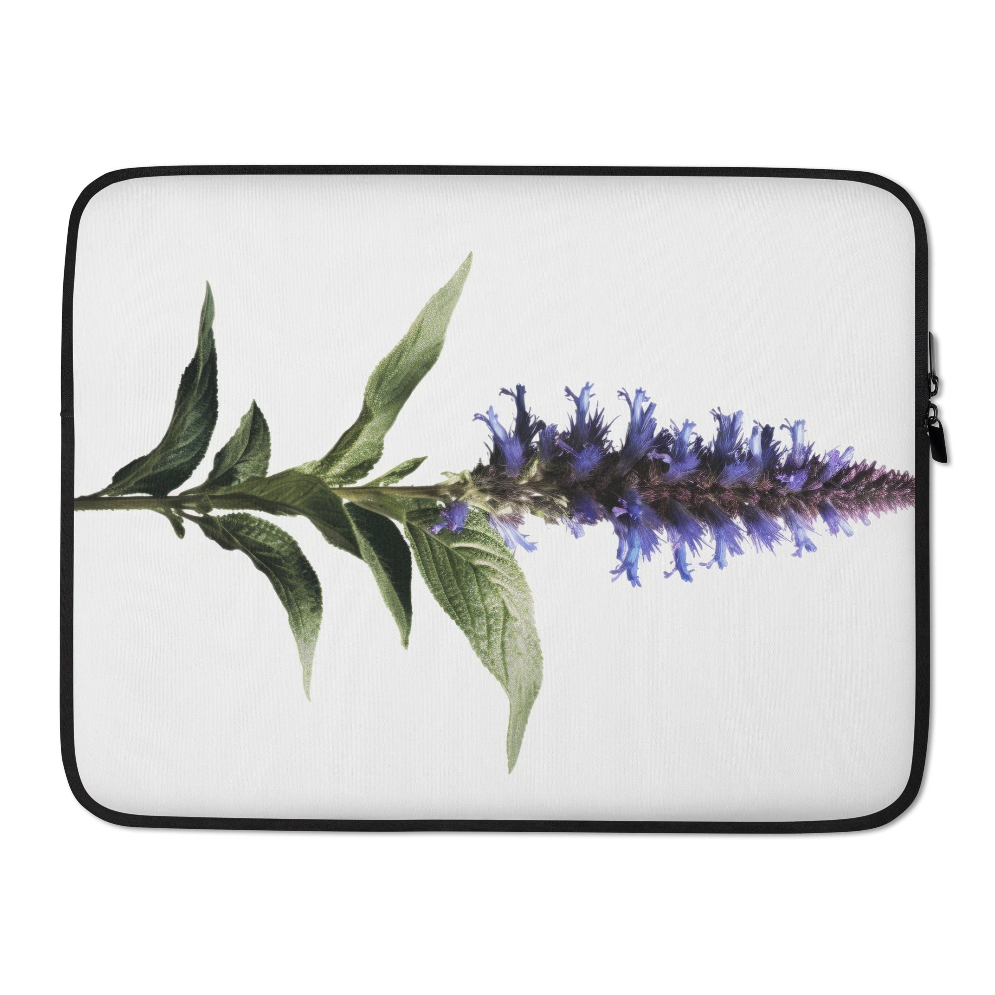 Anise Hyssop Flower Laptop Sleeve by Visual Verse - Image 1