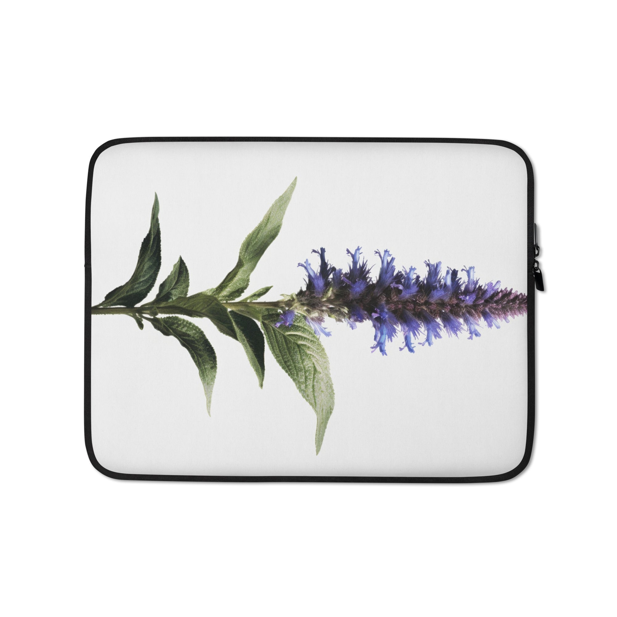 Anise Hyssop Flower Laptop Sleeve by Visual Verse - Image 2