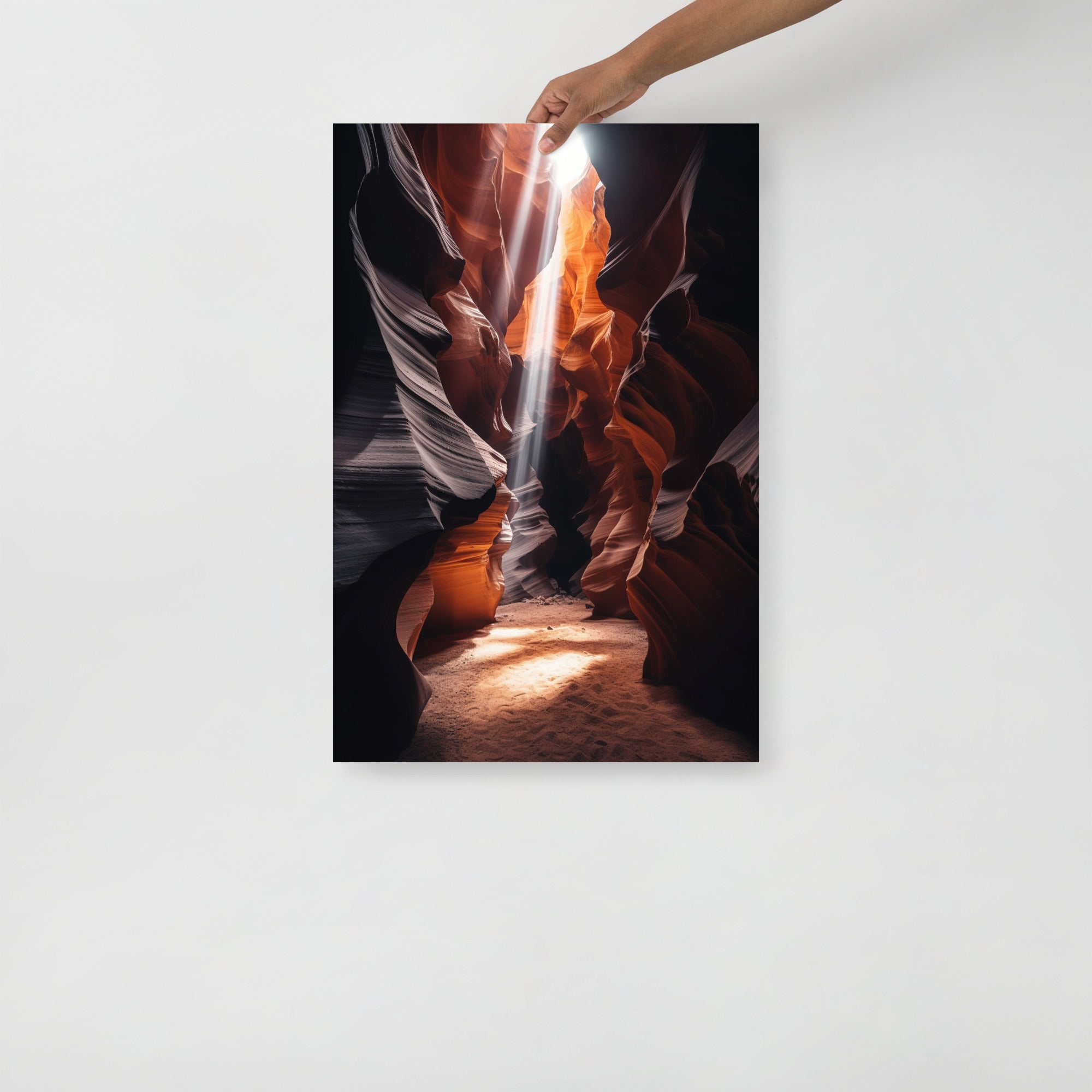 Antelope Canyon Art Poster: Captivating Majestic Beauty by Visual Verse - Image 2