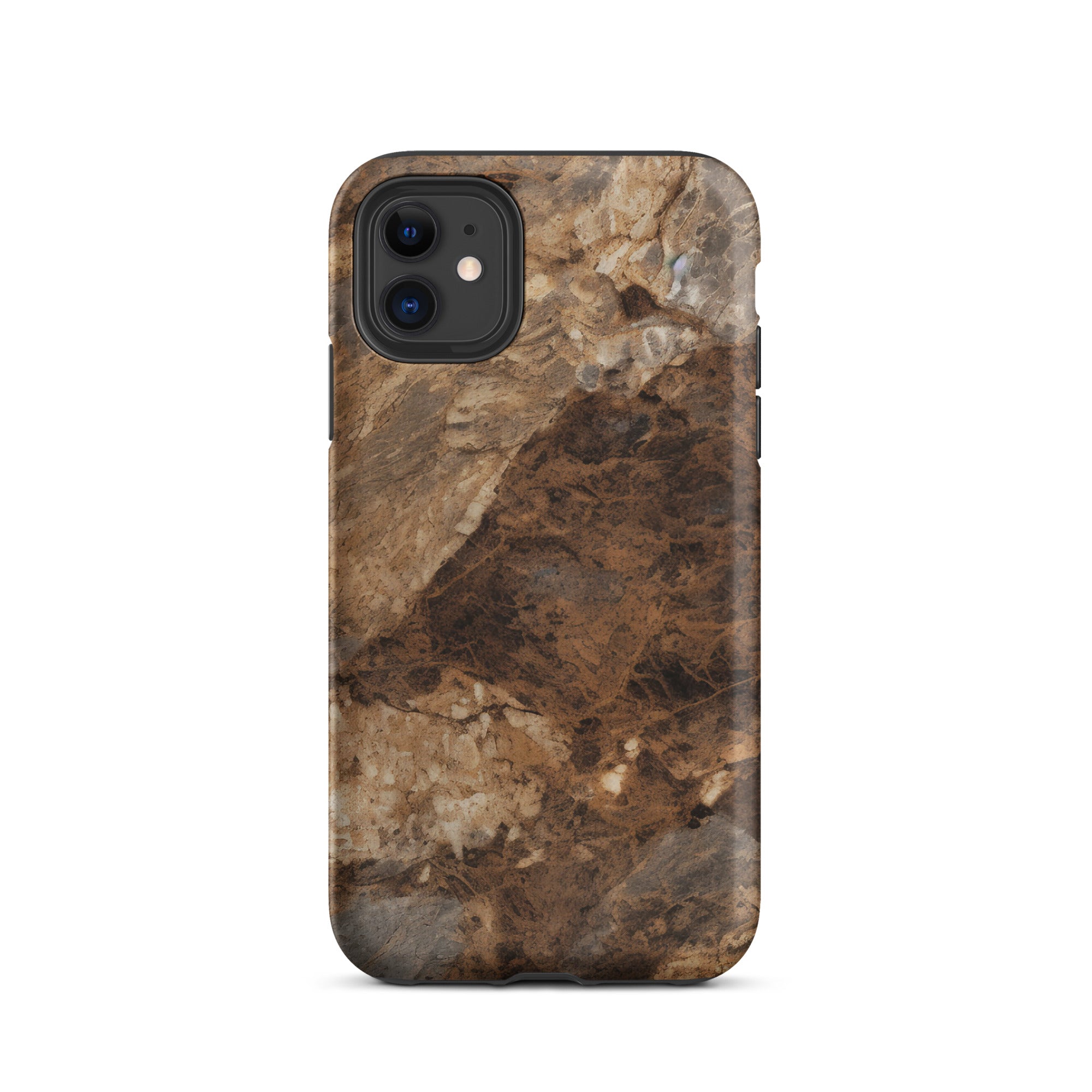 Antique Brown Granite iPhone Case by Visual Verse - Image 2