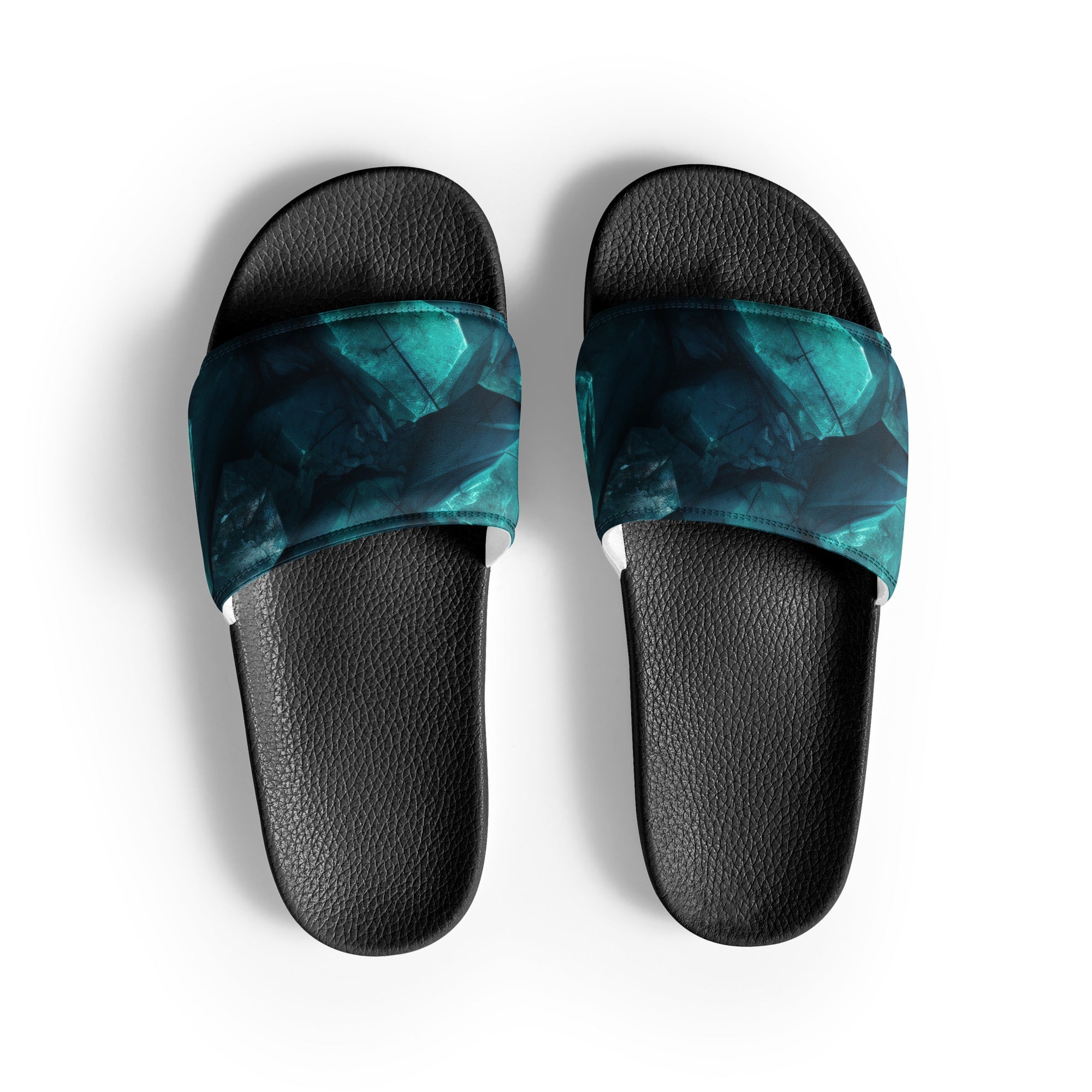 Apatite Rock Men's Slides by Visual Verse - Image 1