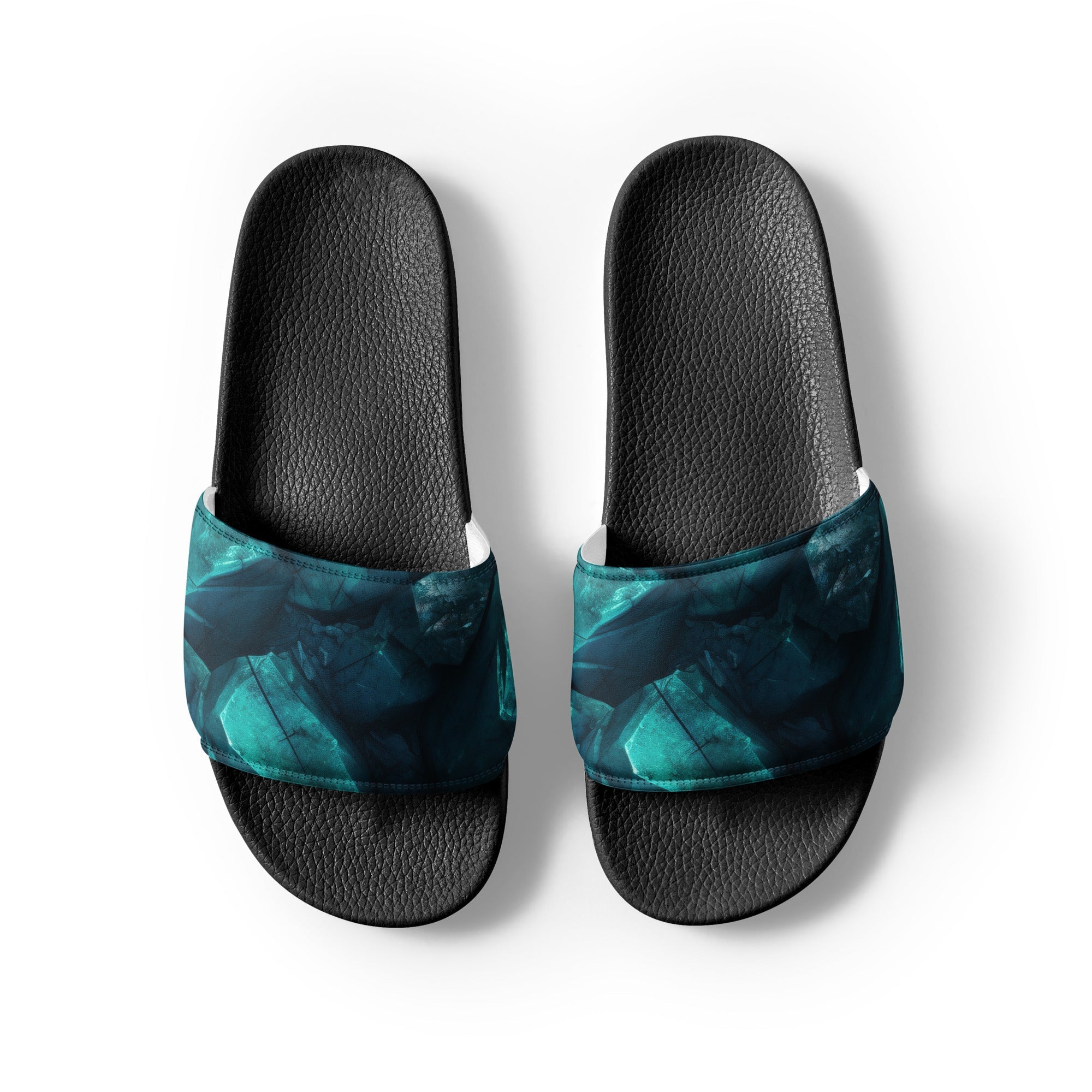 Apatite Rock Men's Slides by Visual Verse - Image 2