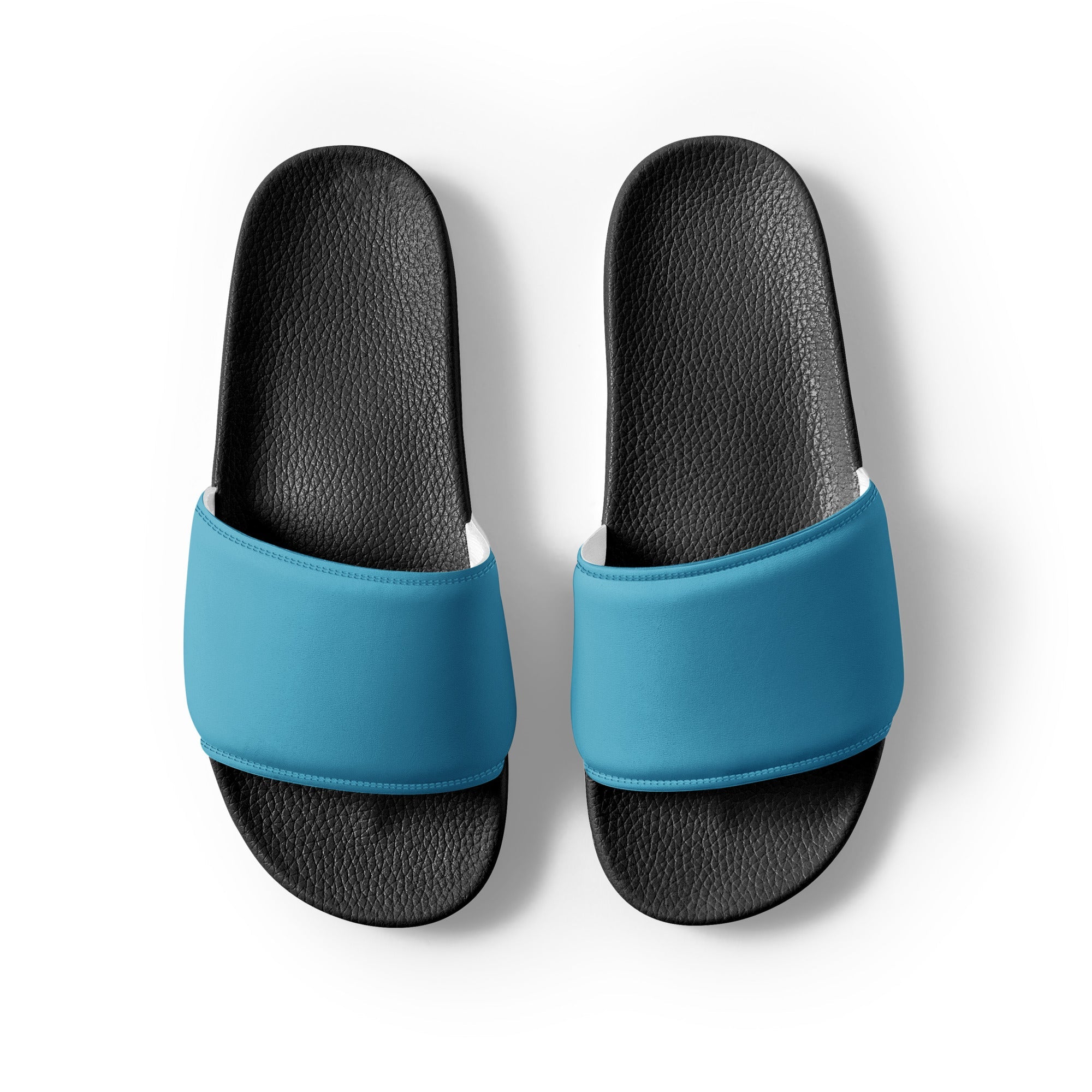 Aquarius Color Men's Slides by Visual Verse - Image 2