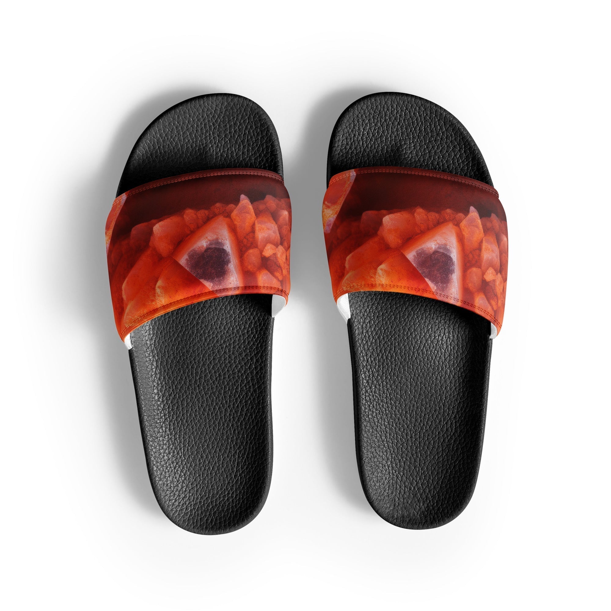 Aragonite Rock Men's Slides by Visual Verse - Image 1