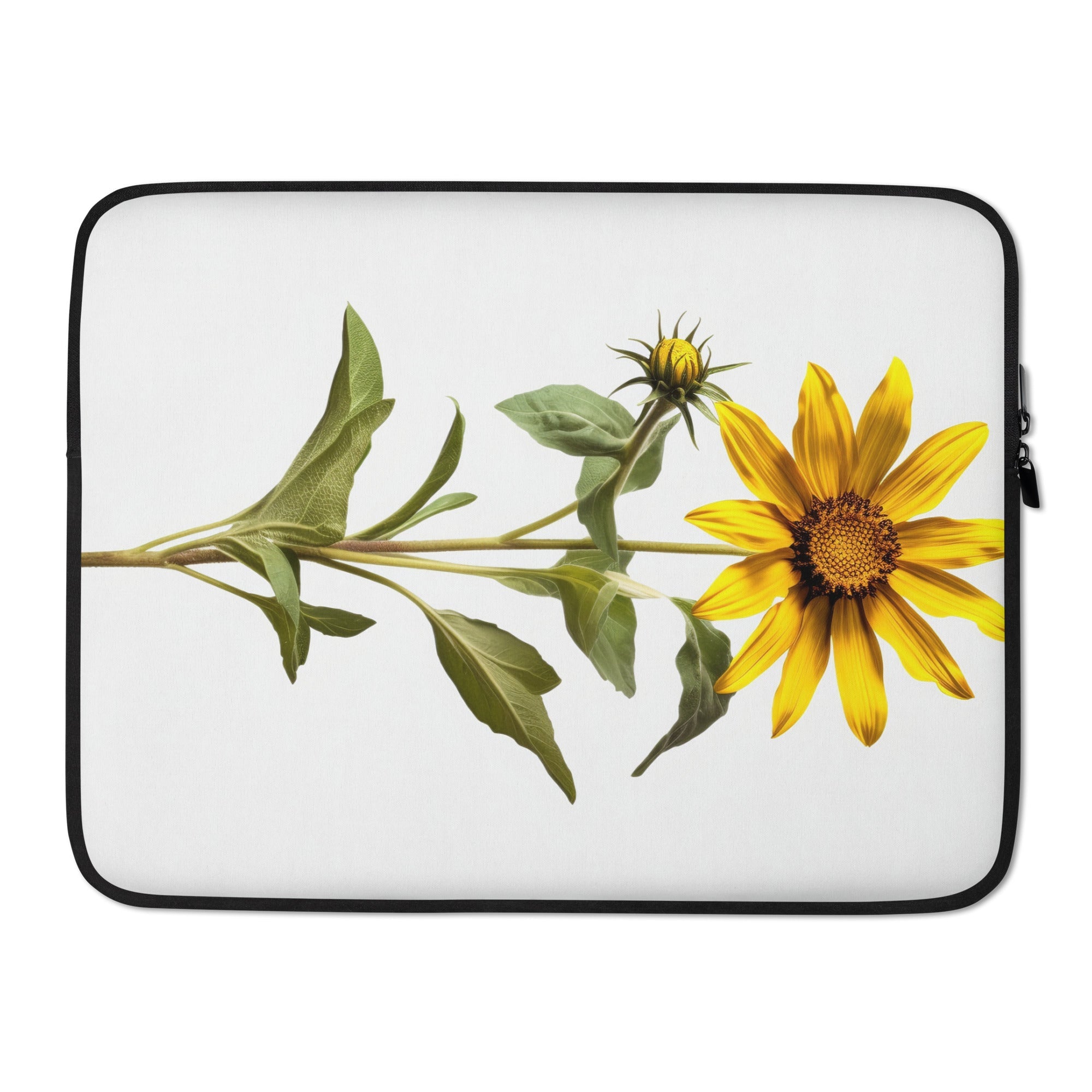 Arrowleaf Balsamroot Flower Laptop Sleeve by Visual Verse - Image 1