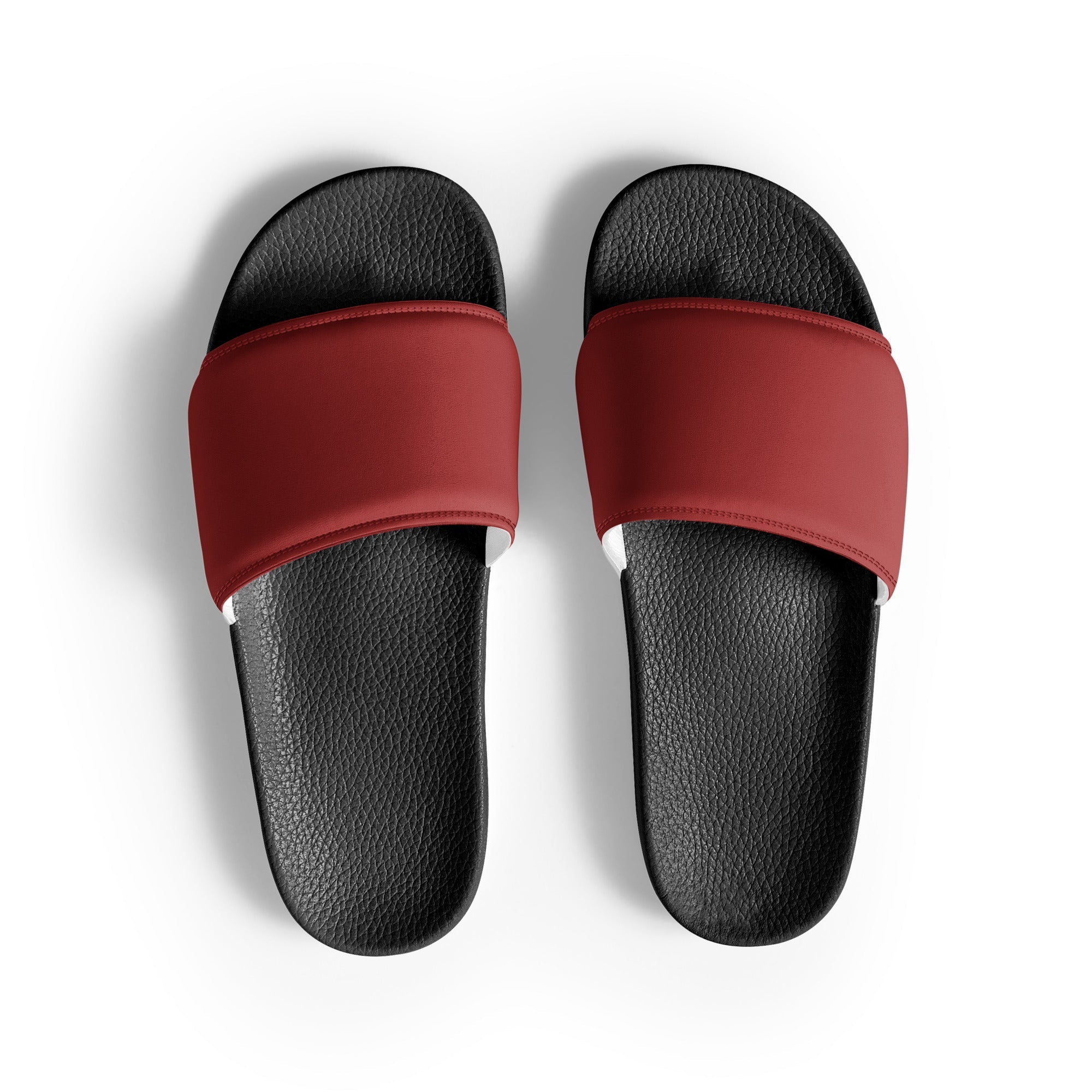 Auburn Color Men's Slides by Visual Verse - Image 1