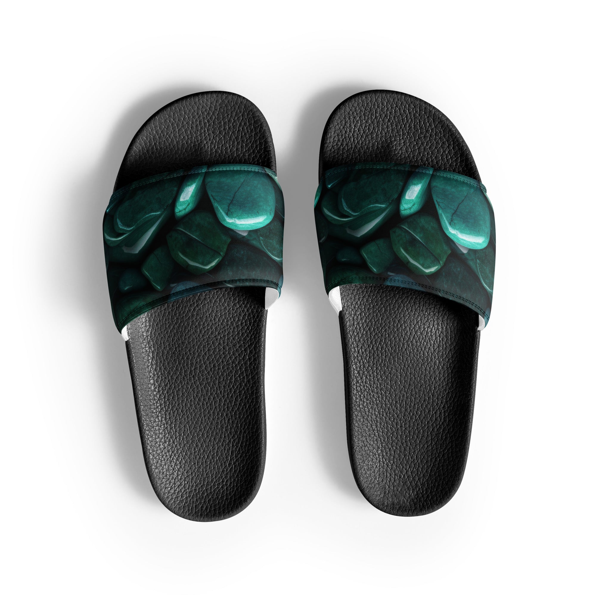 Aventurine Men's Slides by Visual Verse - Image 1