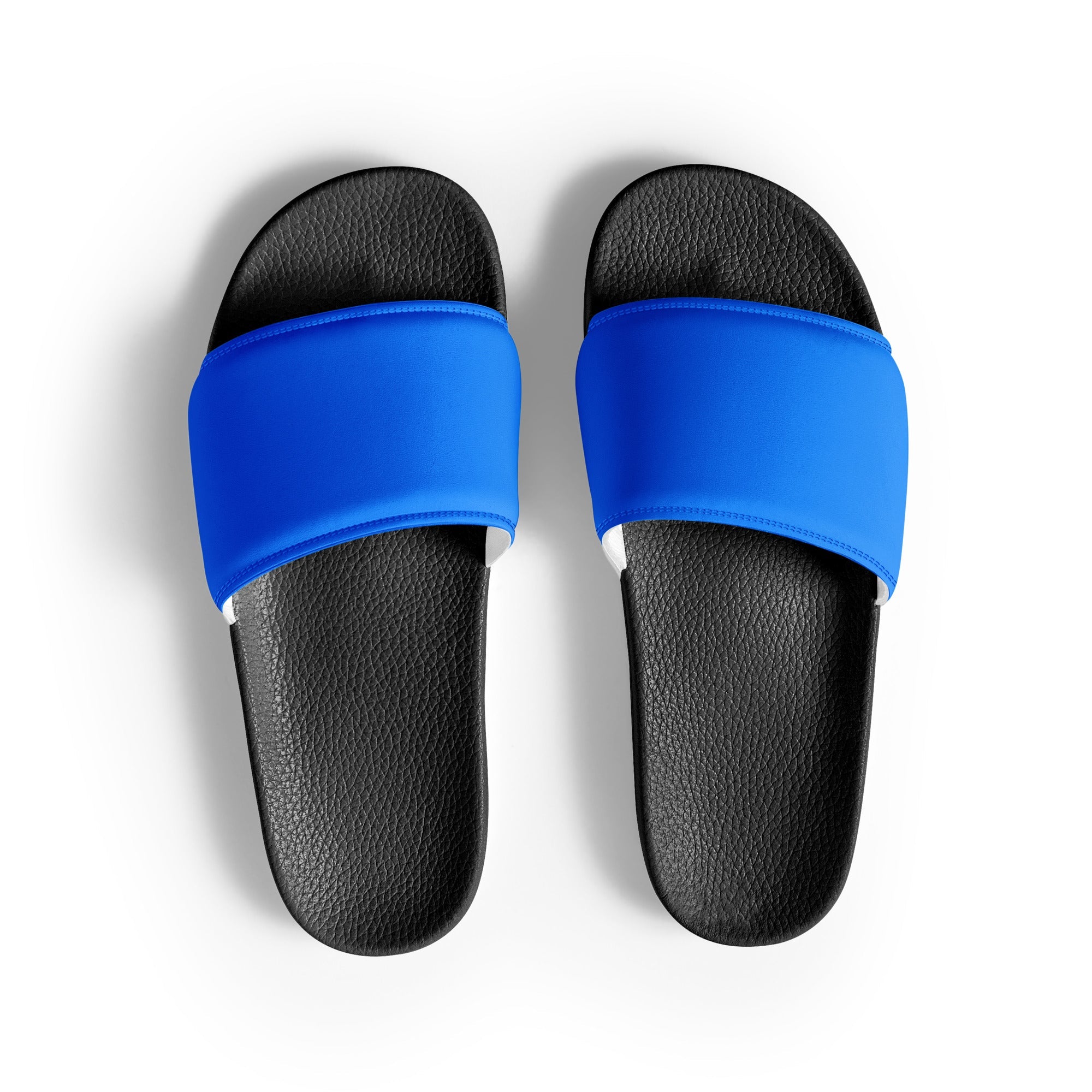 Azure Color Men's Slides by Visual Verse - Image 1