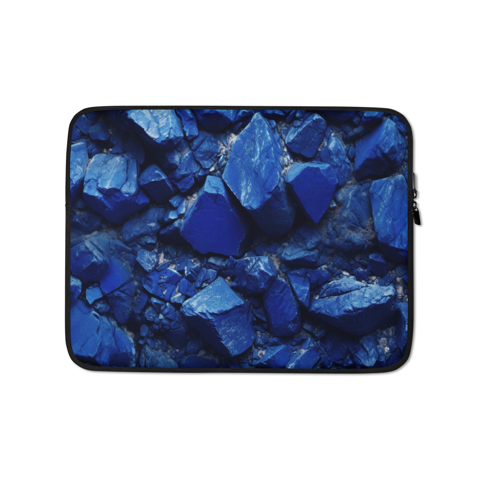 Azurite Rock Laptop Sleeve by Visual Verse - Image 2