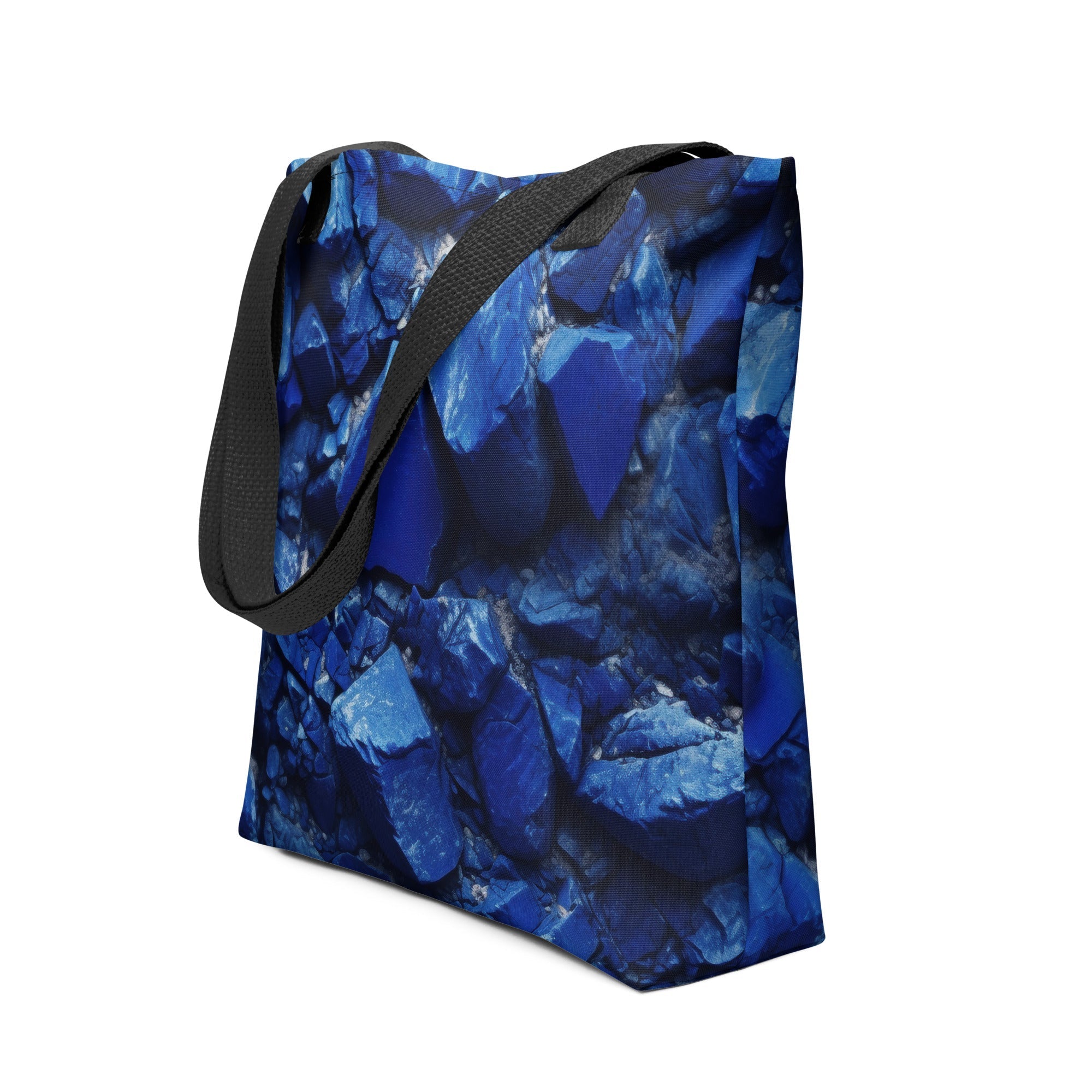 Azurite Rock Tote Bag by Visual Verse - Image 1