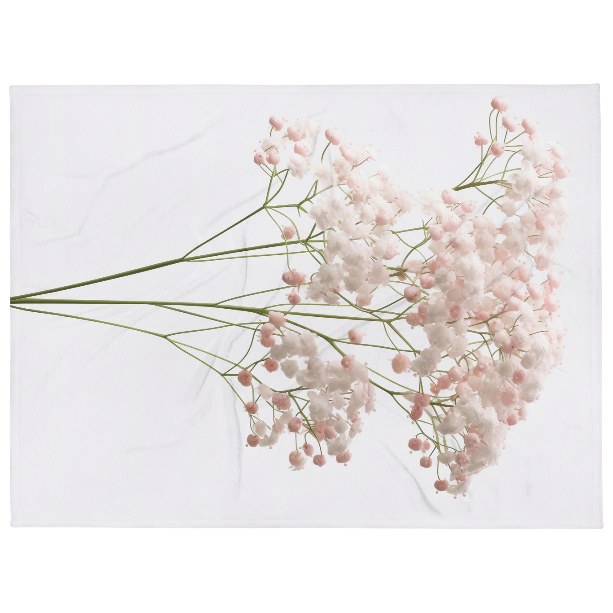 Babys Breath Flower Blanket by Visual Verse - Image 1