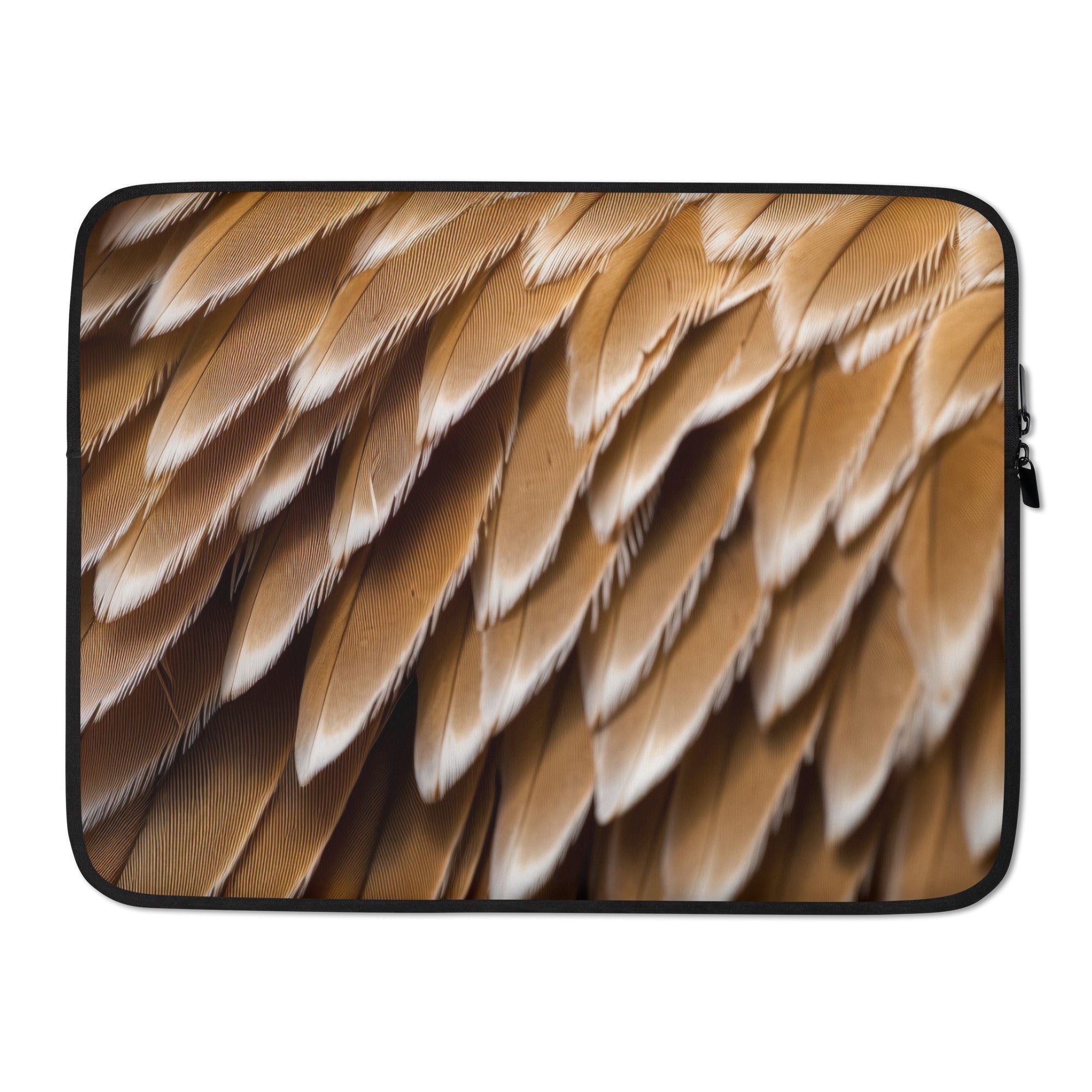 Bald Eagle Feather Laptop Sleeve by Visual Verse - Image 1