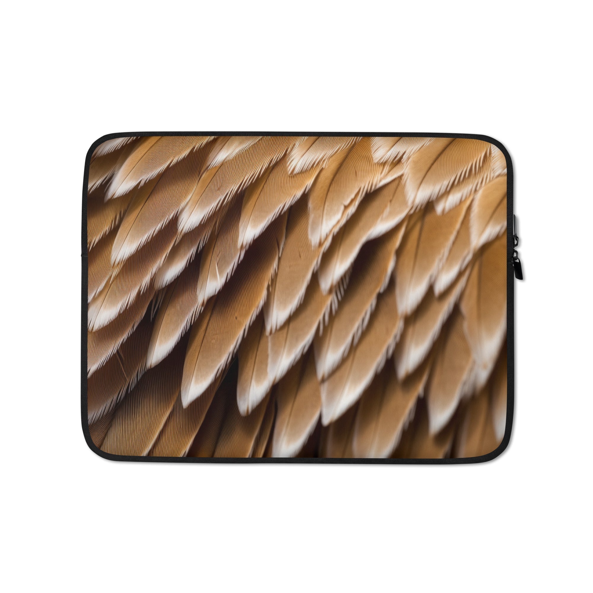 Bald Eagle Feather Laptop Sleeve by Visual Verse - Image 2