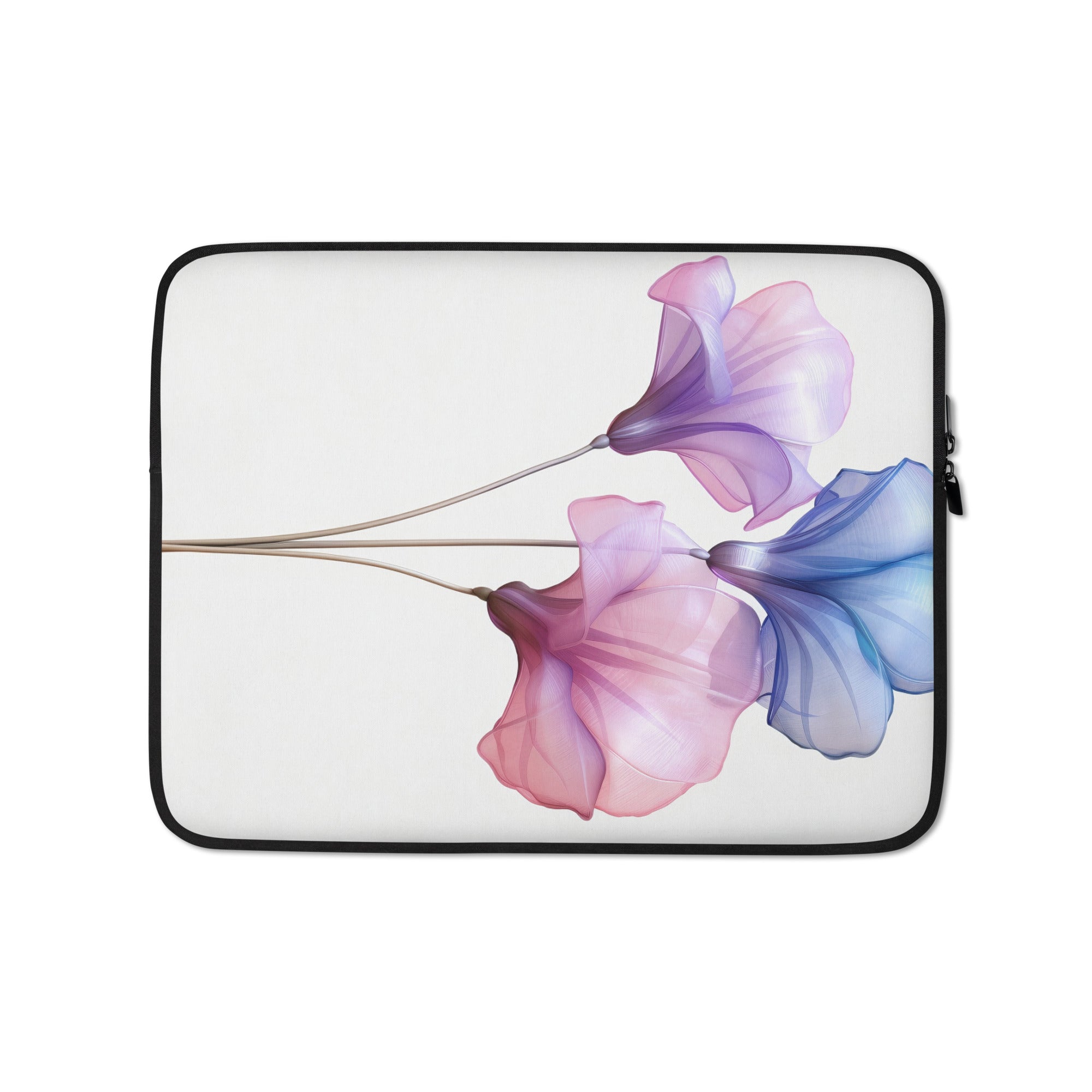 Balloon Flower Laptop Sleeve by Visual Verse - Image 2