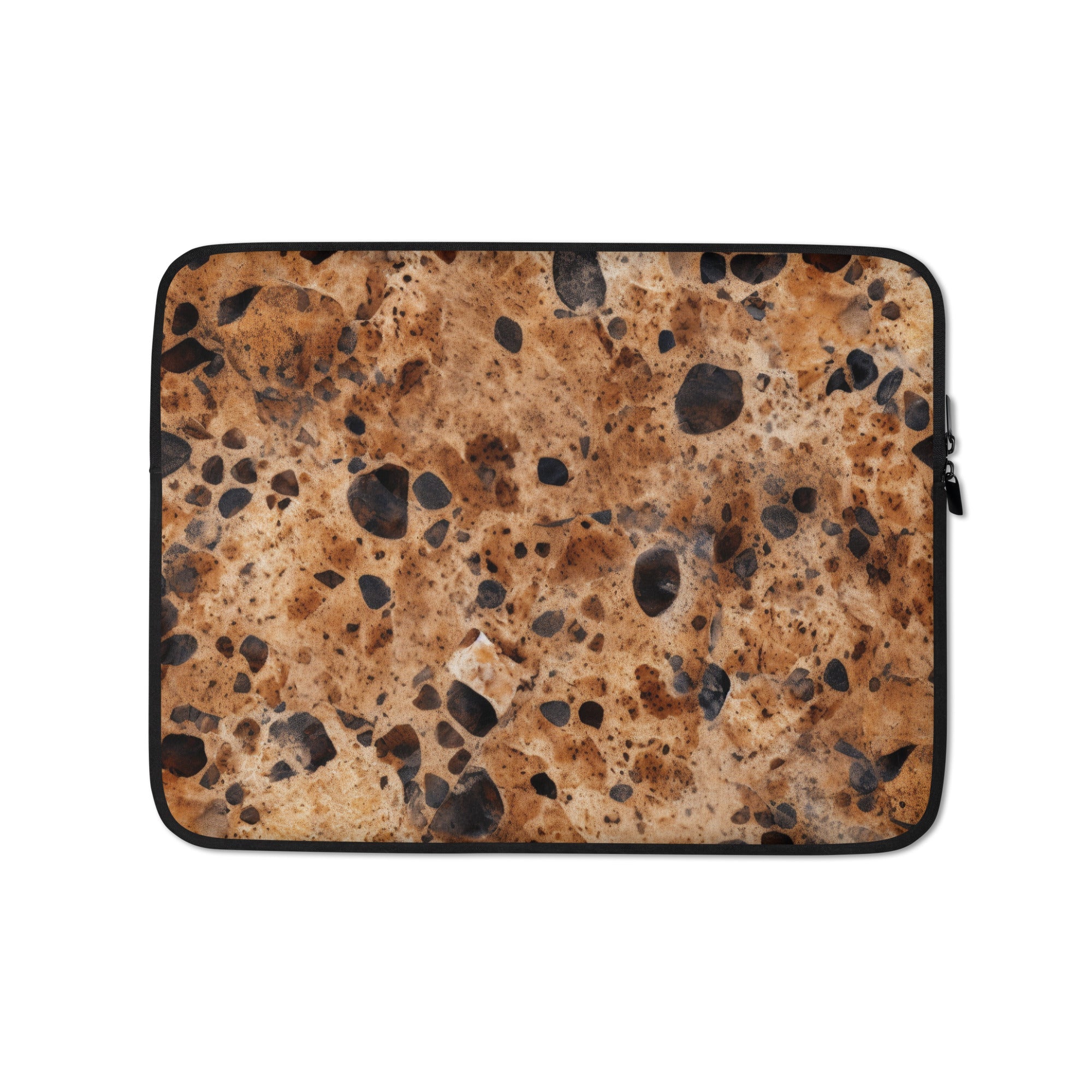 Baltic Brown Granite Laptop Sleeve by Visual Verse - Image 2