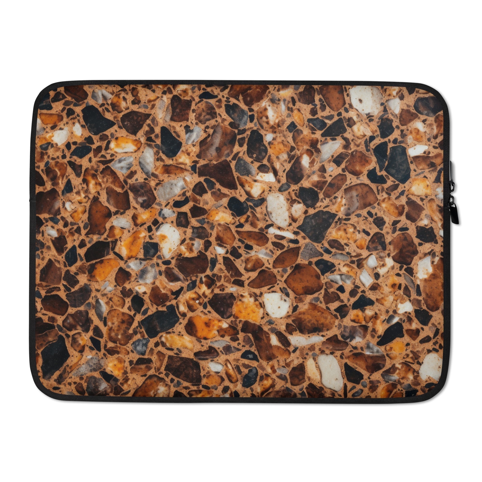 Baltic Brown Laptop Sleeve by Visual Verse - Image 1