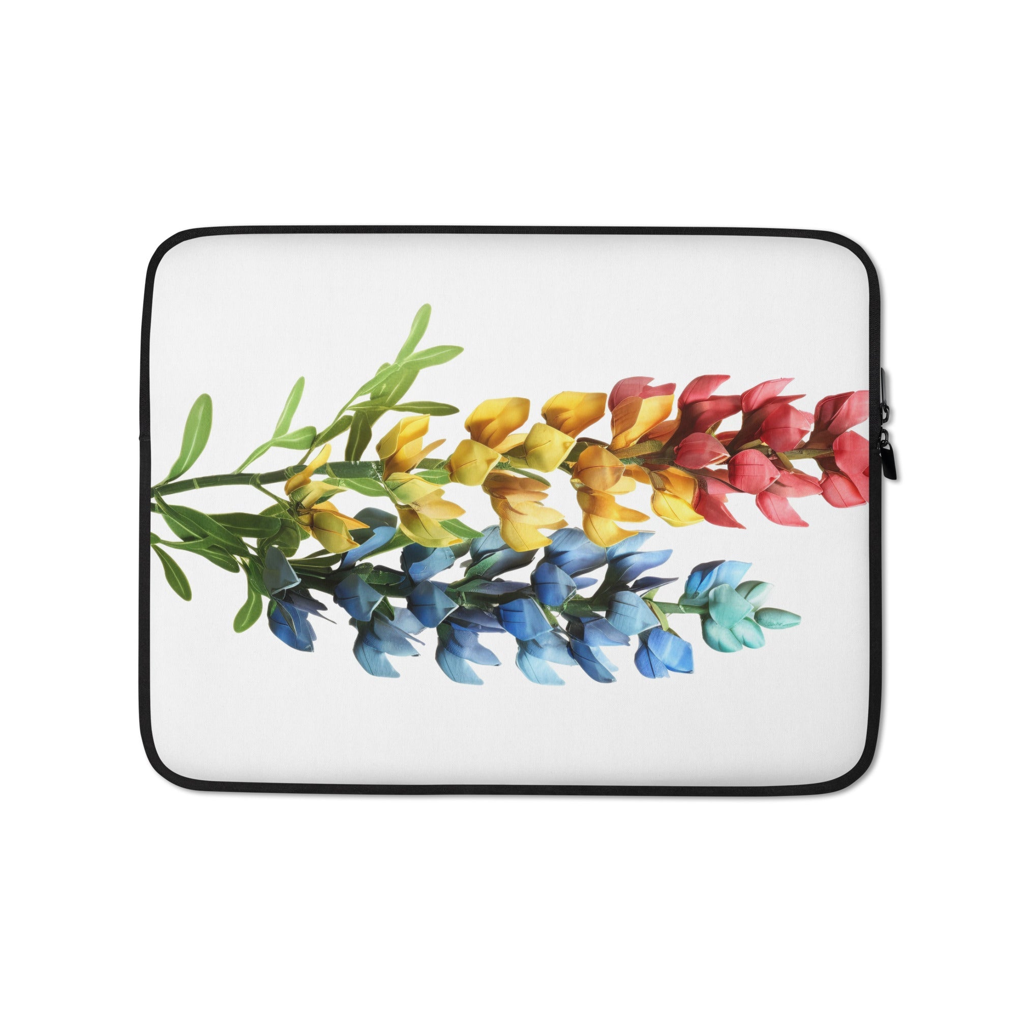 Baptisia Two Flower Laptop Sleeve by Visual Verse - Image 2