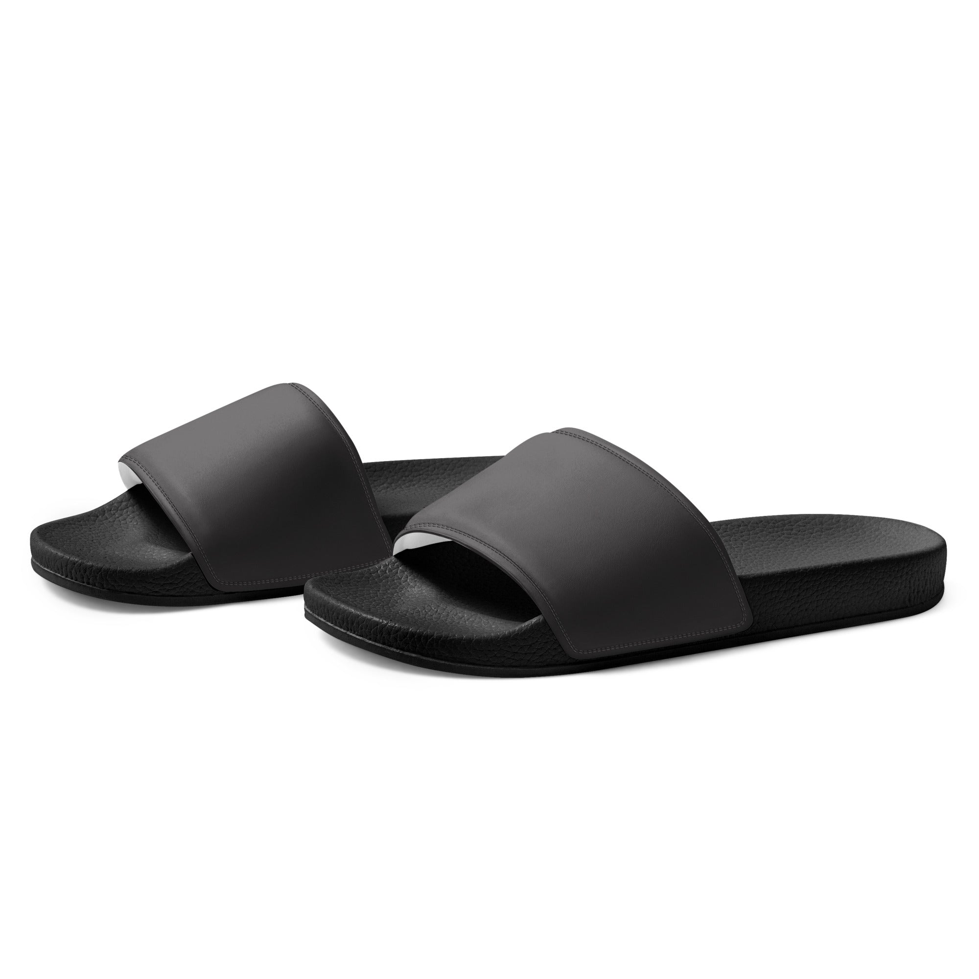 Basalt Color Men's Slides by Visual Verse - Image 3