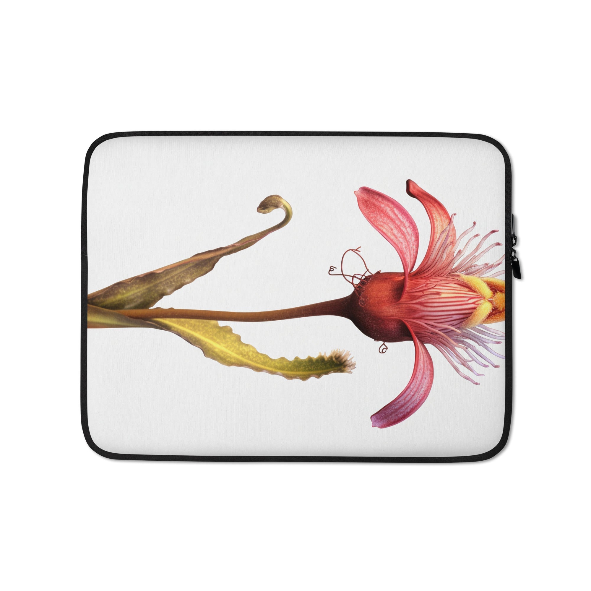 Bearded Tongue Flower Laptop Sleeve by Visual Verse - Image 2