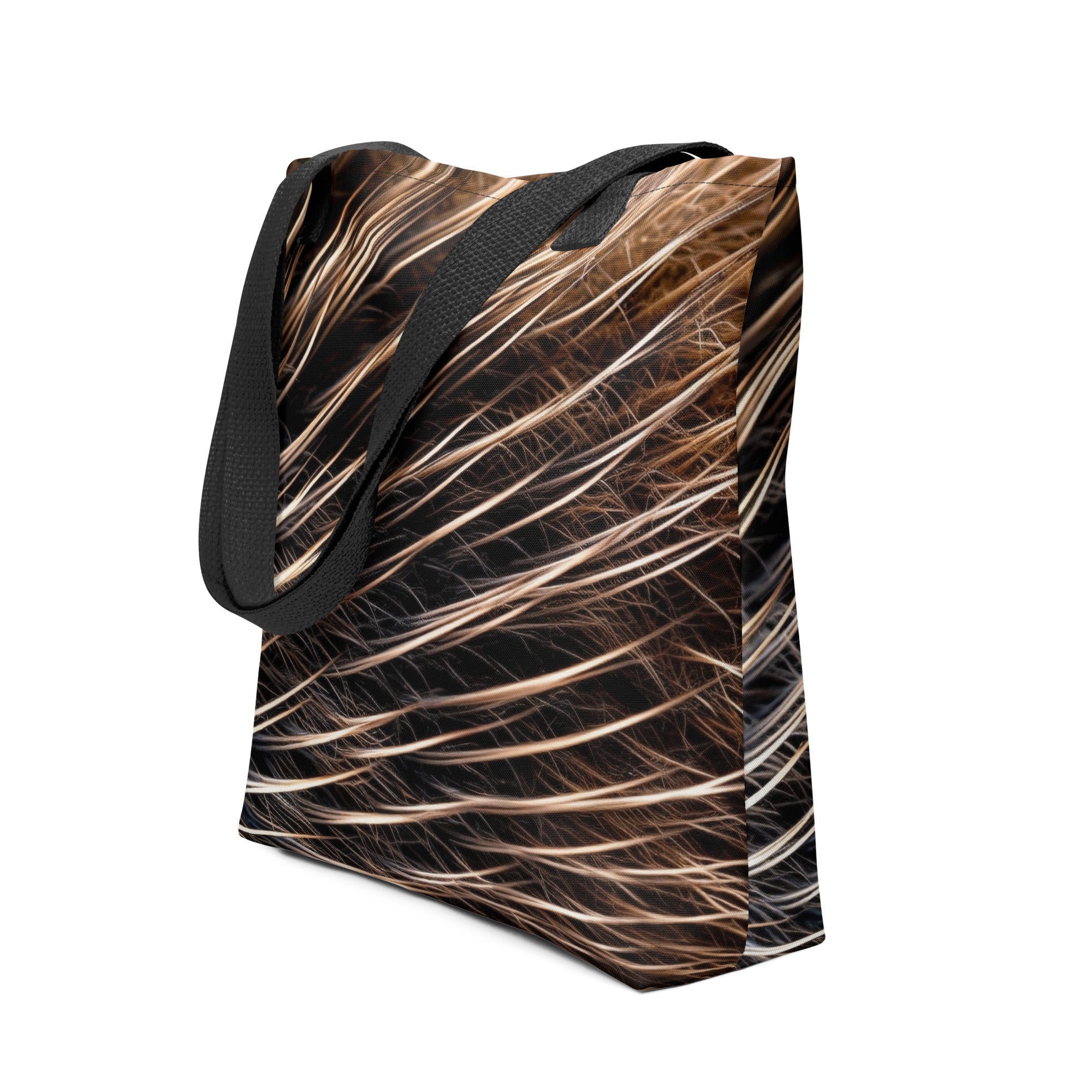 Beaver Fur Tote Bag by Visual Verse - Image 1