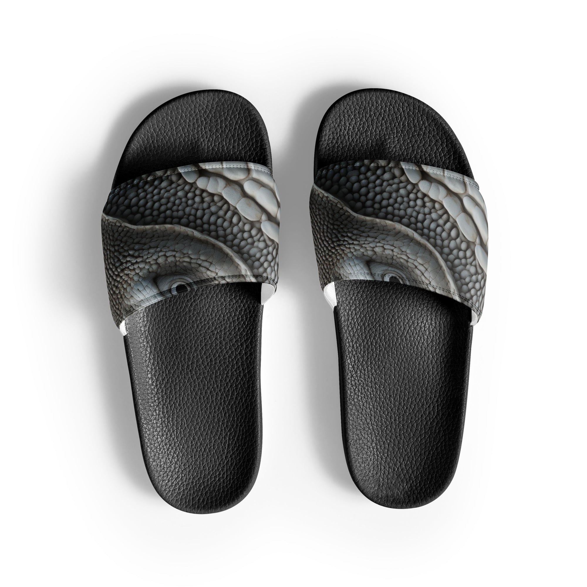 Beluga Whale Skin Men's Slides by Visual Verse - Image 1