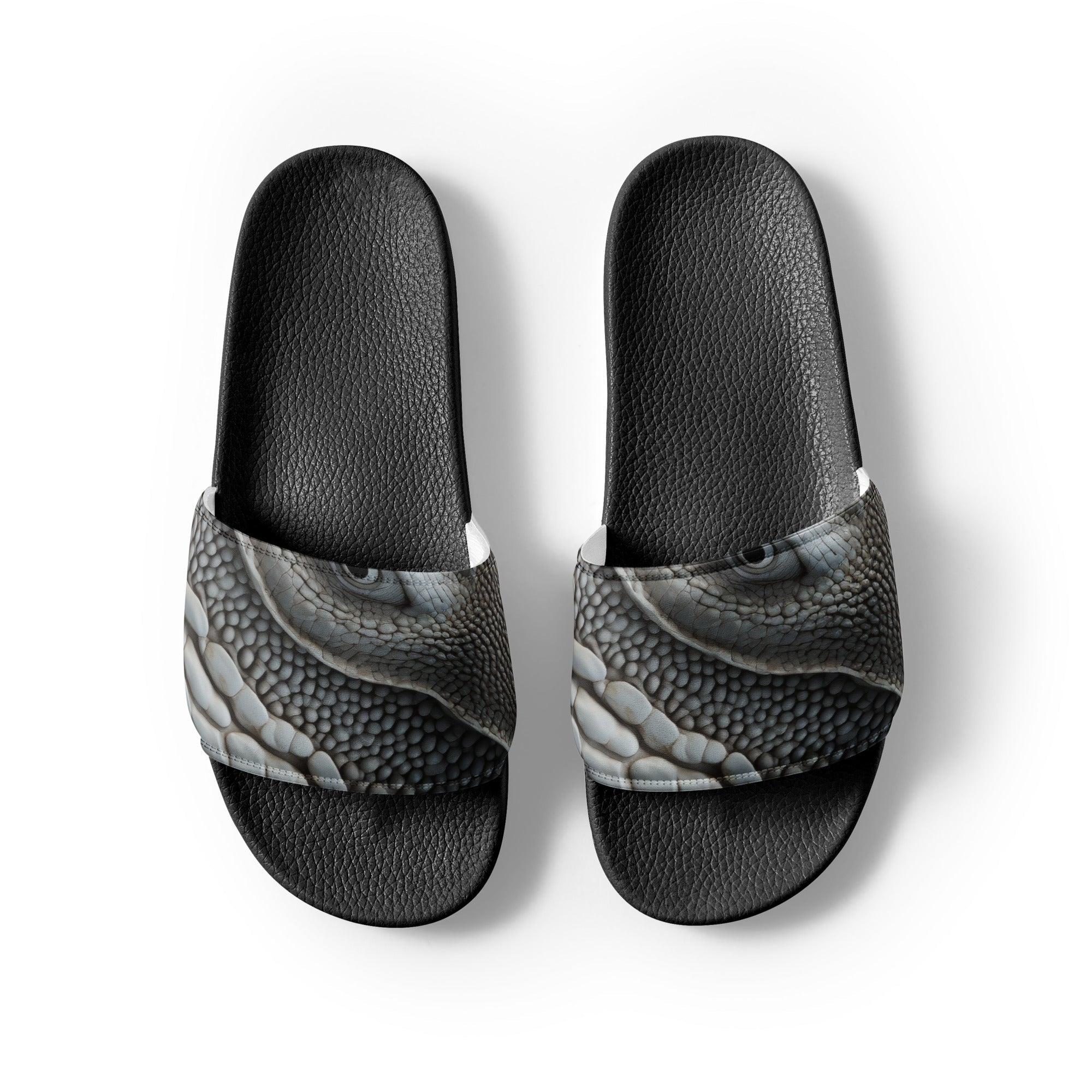 Beluga Whale Skin Men's Slides by Visual Verse - Image 2