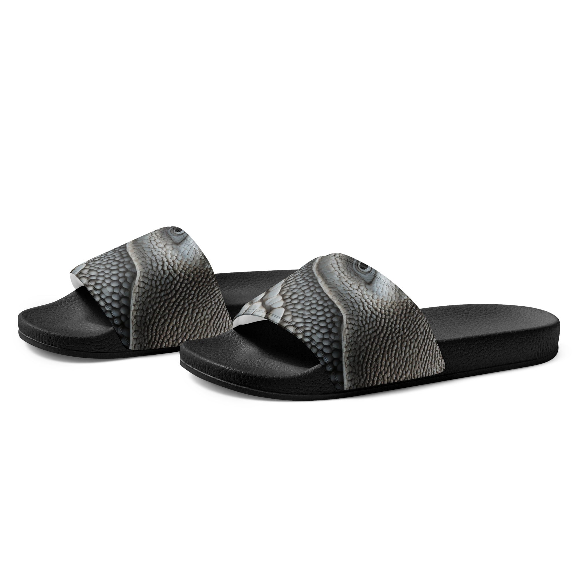 Beluga Whale Skin Men's Slides by Visual Verse - Image 3