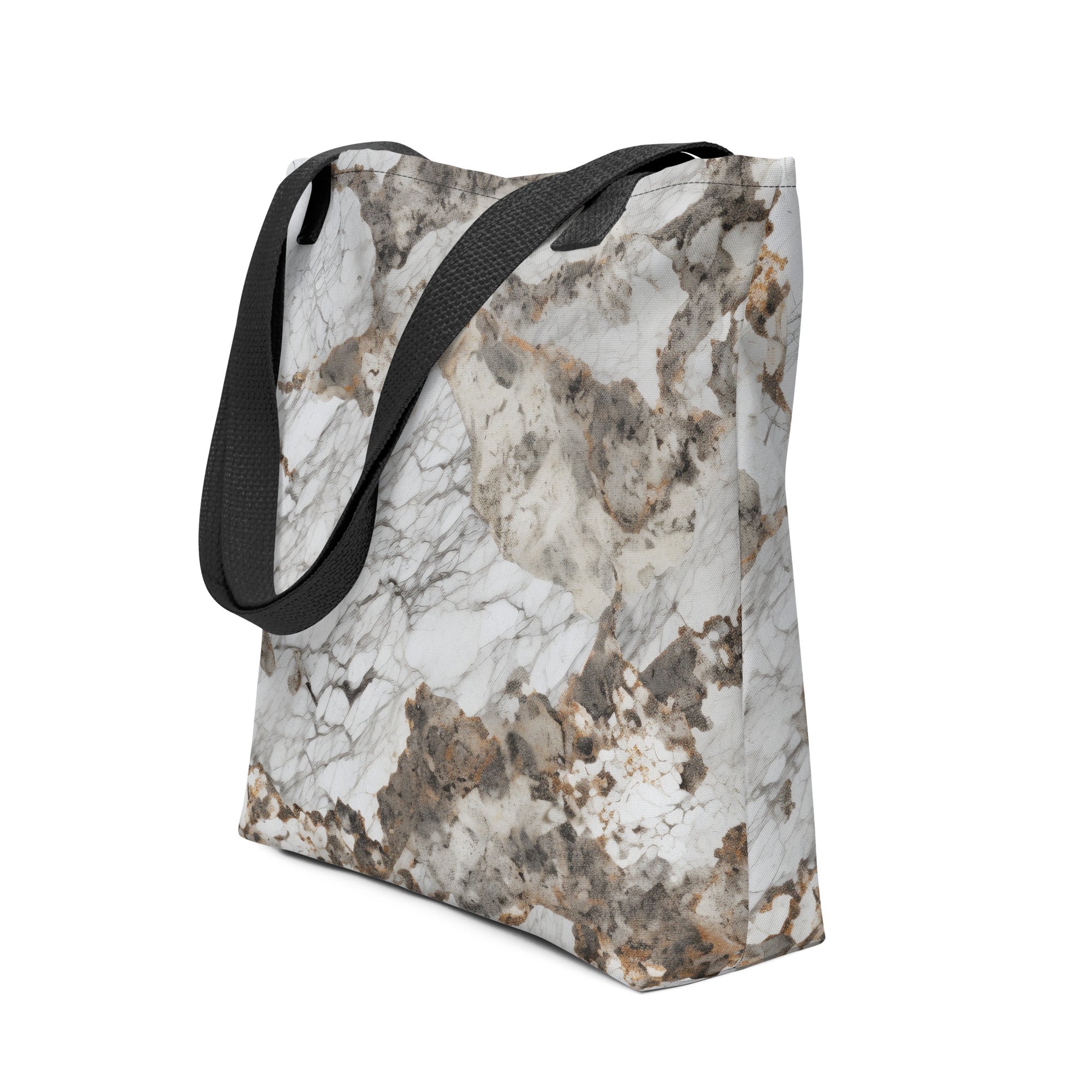 Bianco Antico Tote Bag by Visual Verse - Image 1