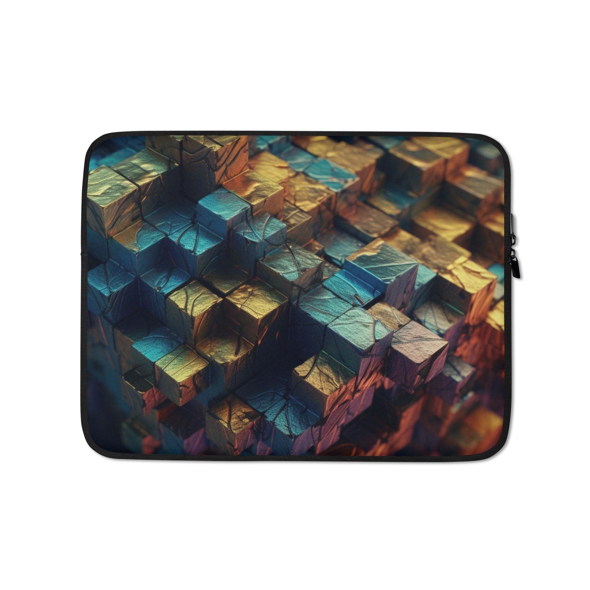 Bismuth Rock Laptop Sleeve by Visual Verse - Image 2