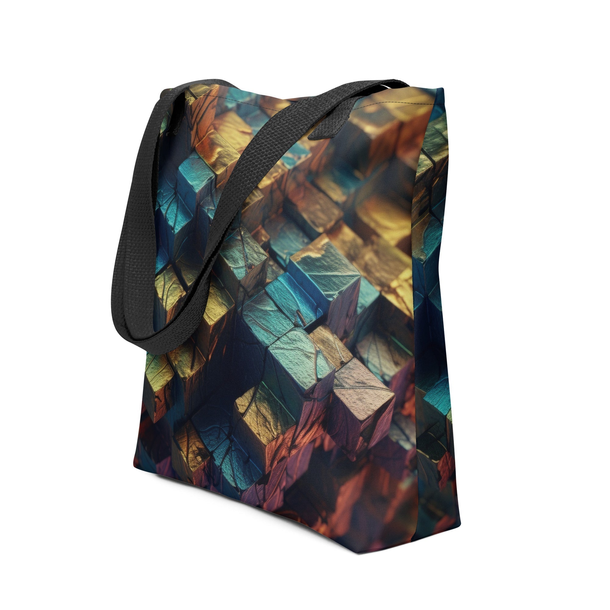 Bismuth Rock Tote Bag by Visual Verse - Image 1