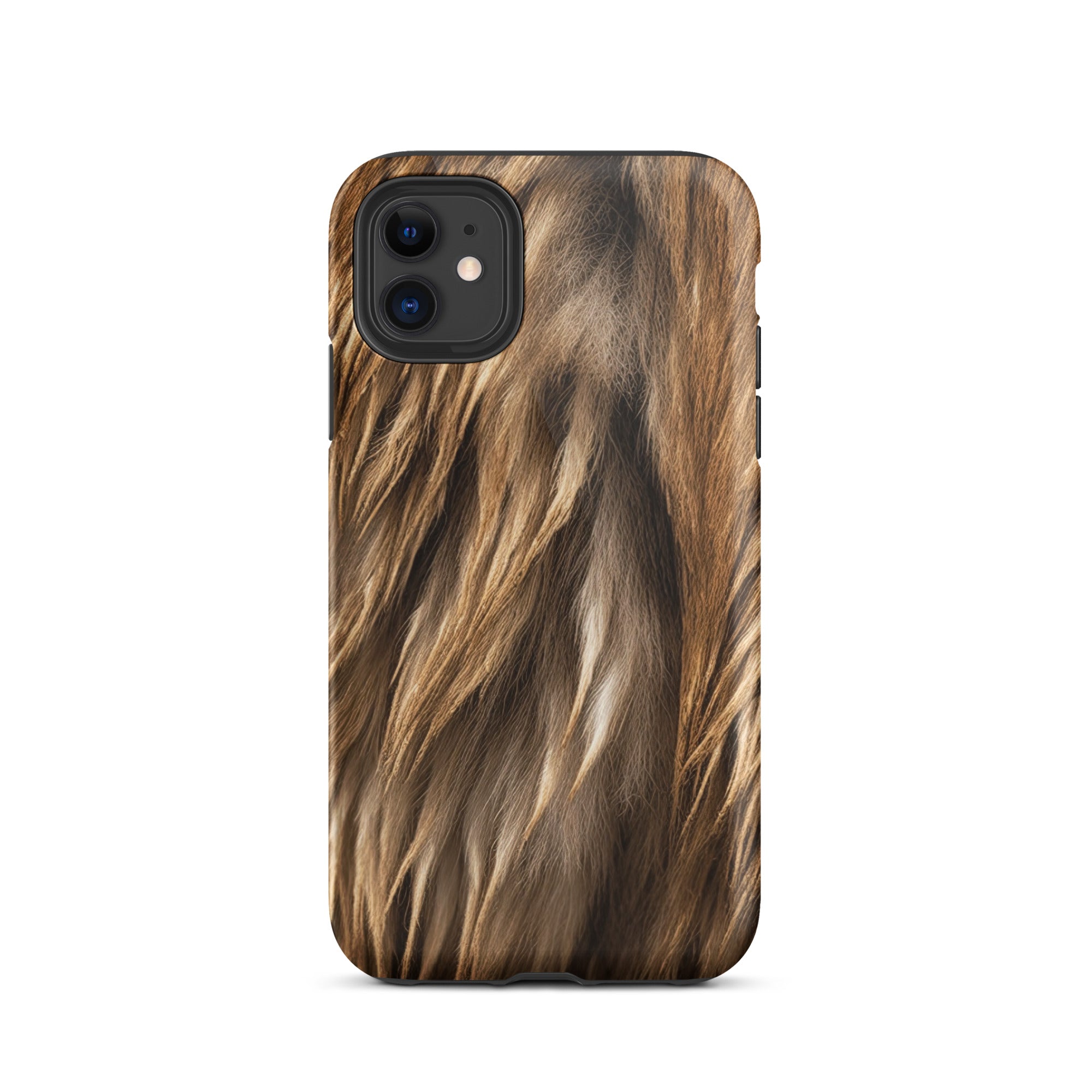 Bison Fur iPhone Case by Visual Verse - Image 1