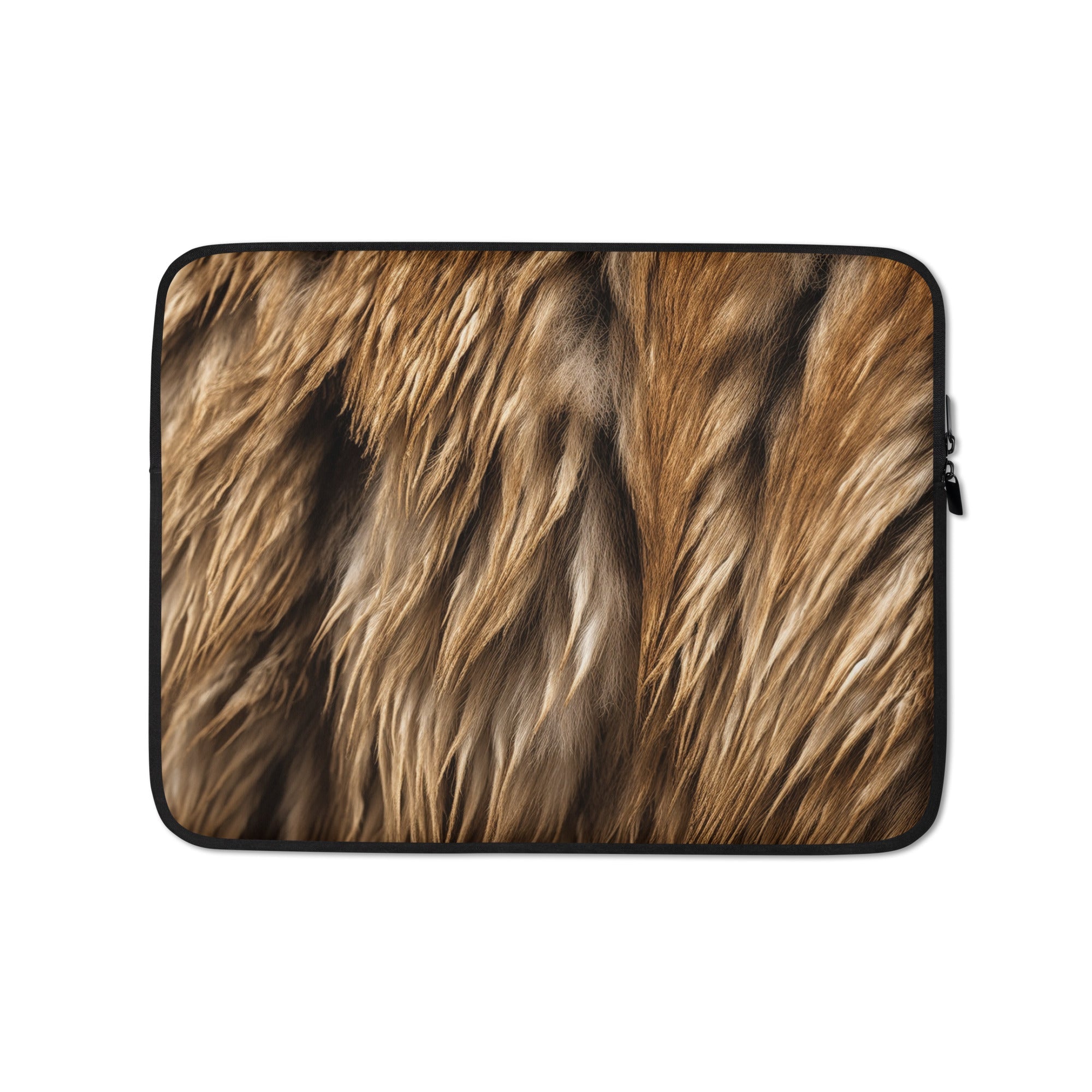 Bison Fur Laptop Sleeve by Visual Verse - Image 2