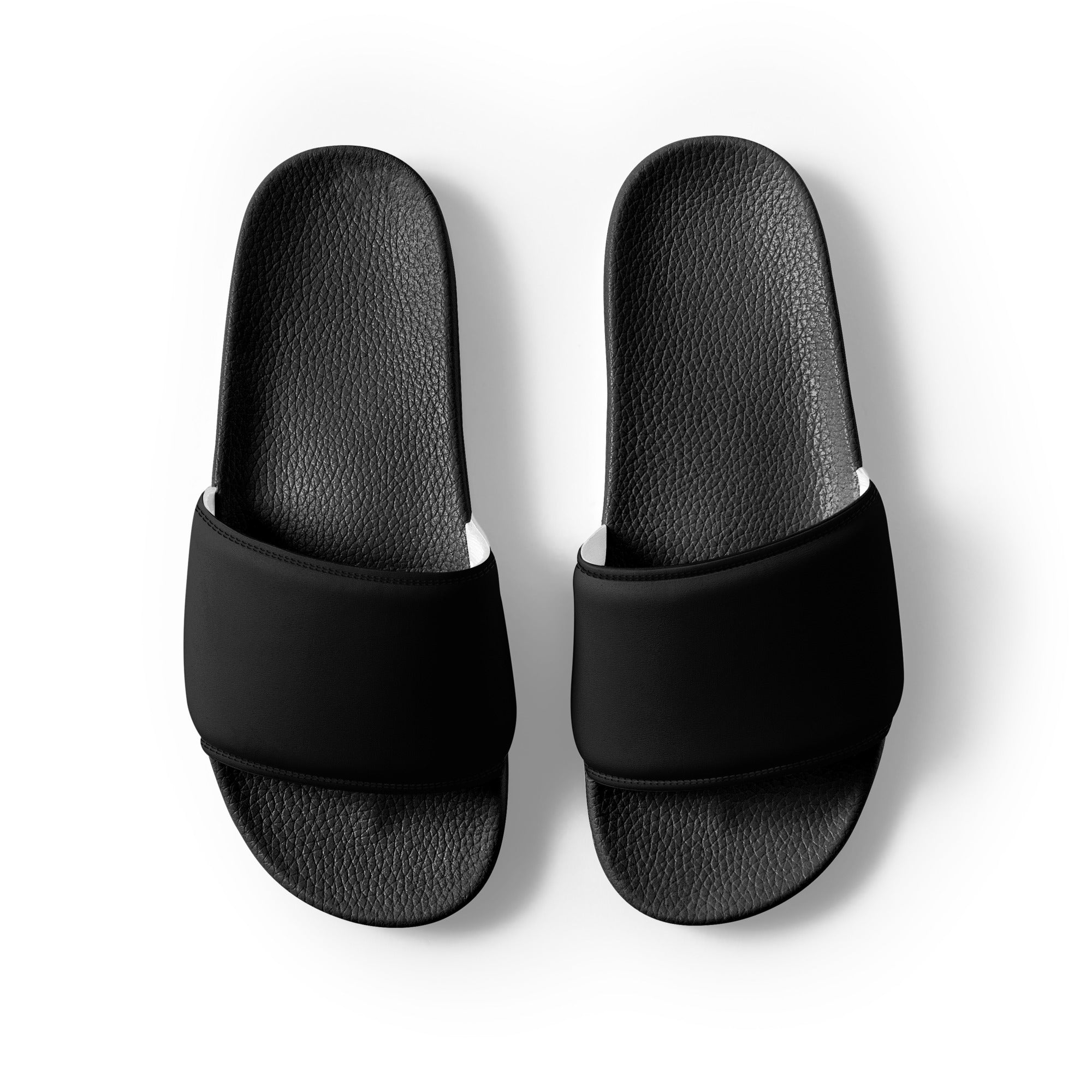 Black Color Men's Slides by Visual Verse - Image 2